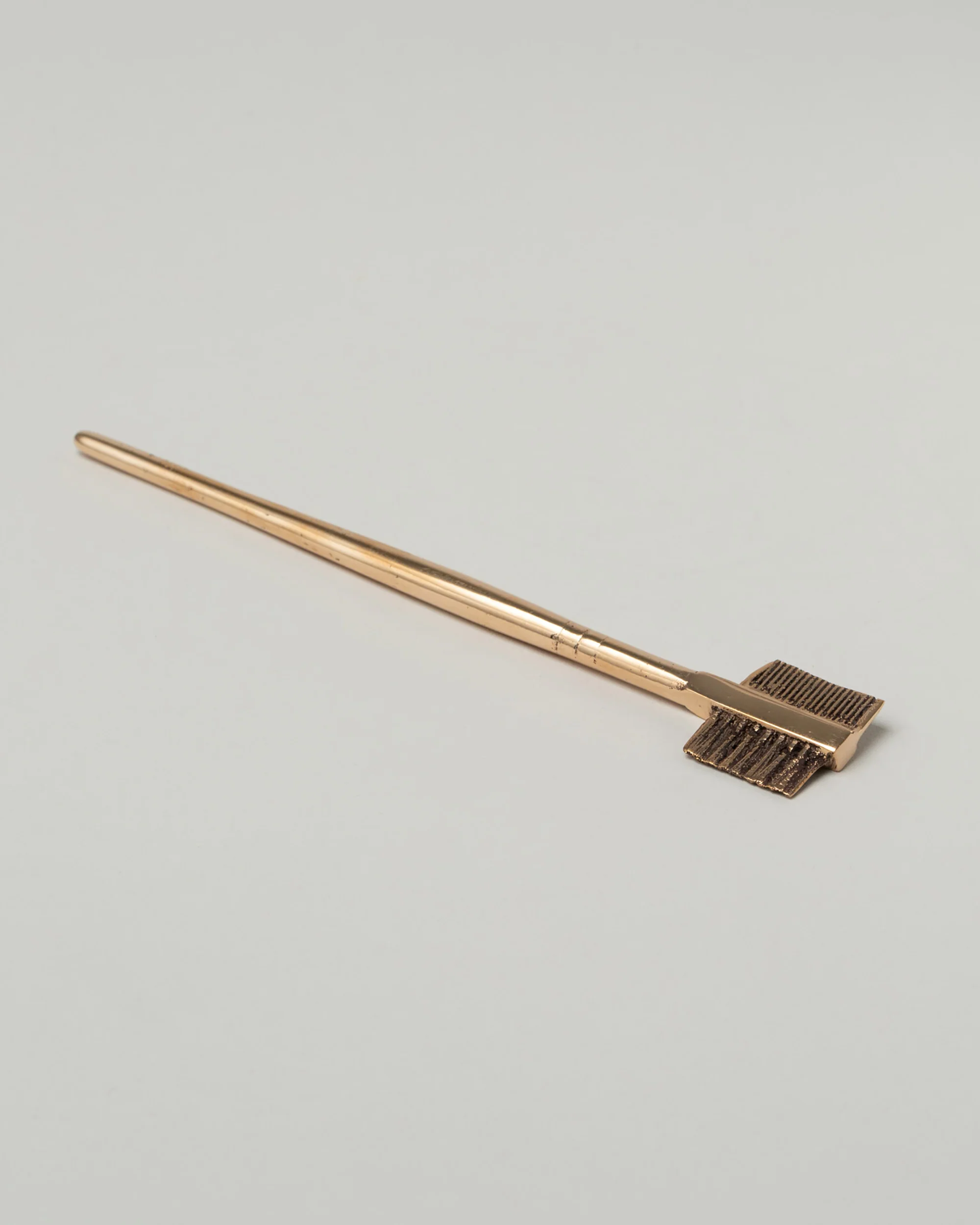 Cast Bronze Eyebrow Brush