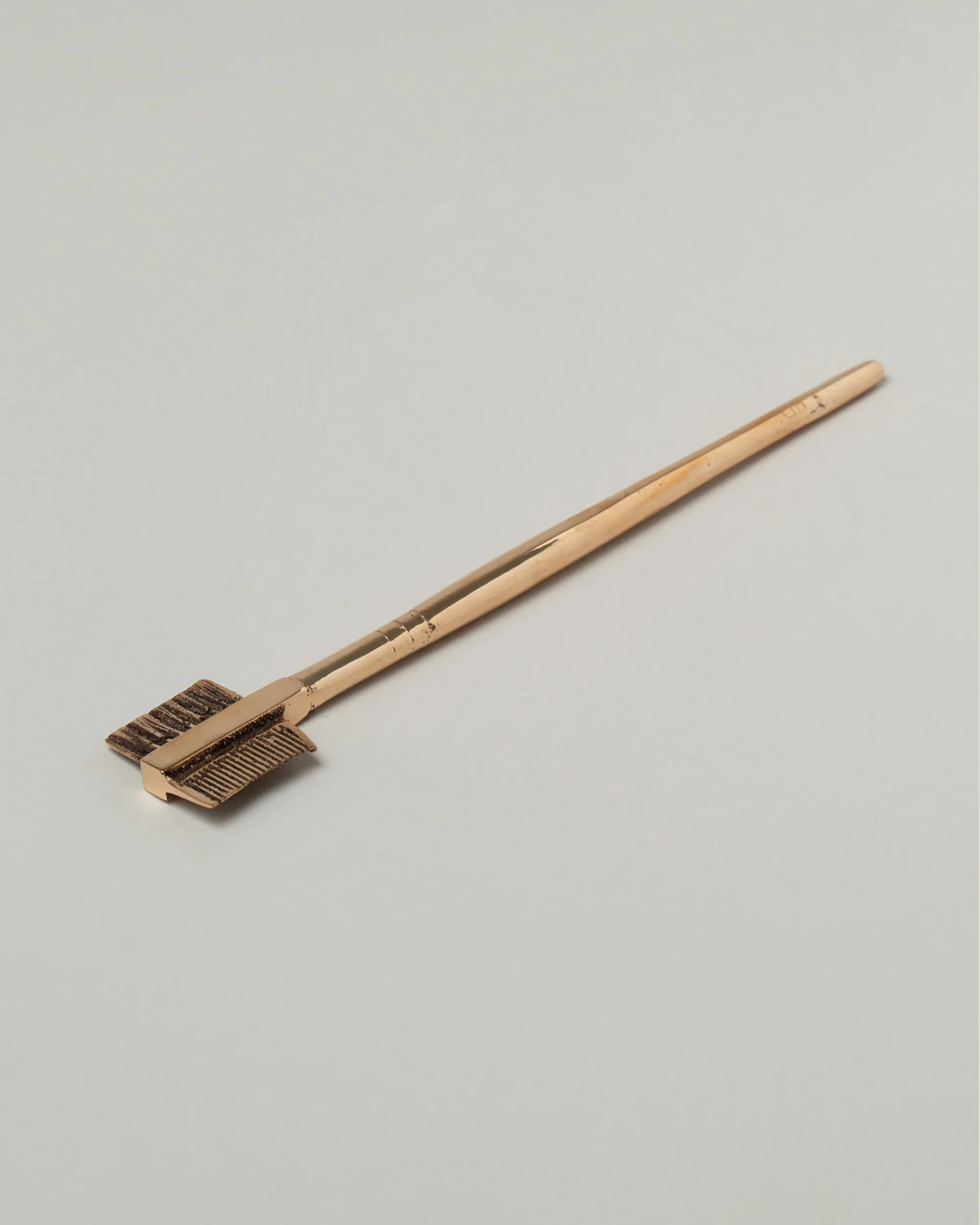 Cast Bronze Eyebrow Brush - Image 2