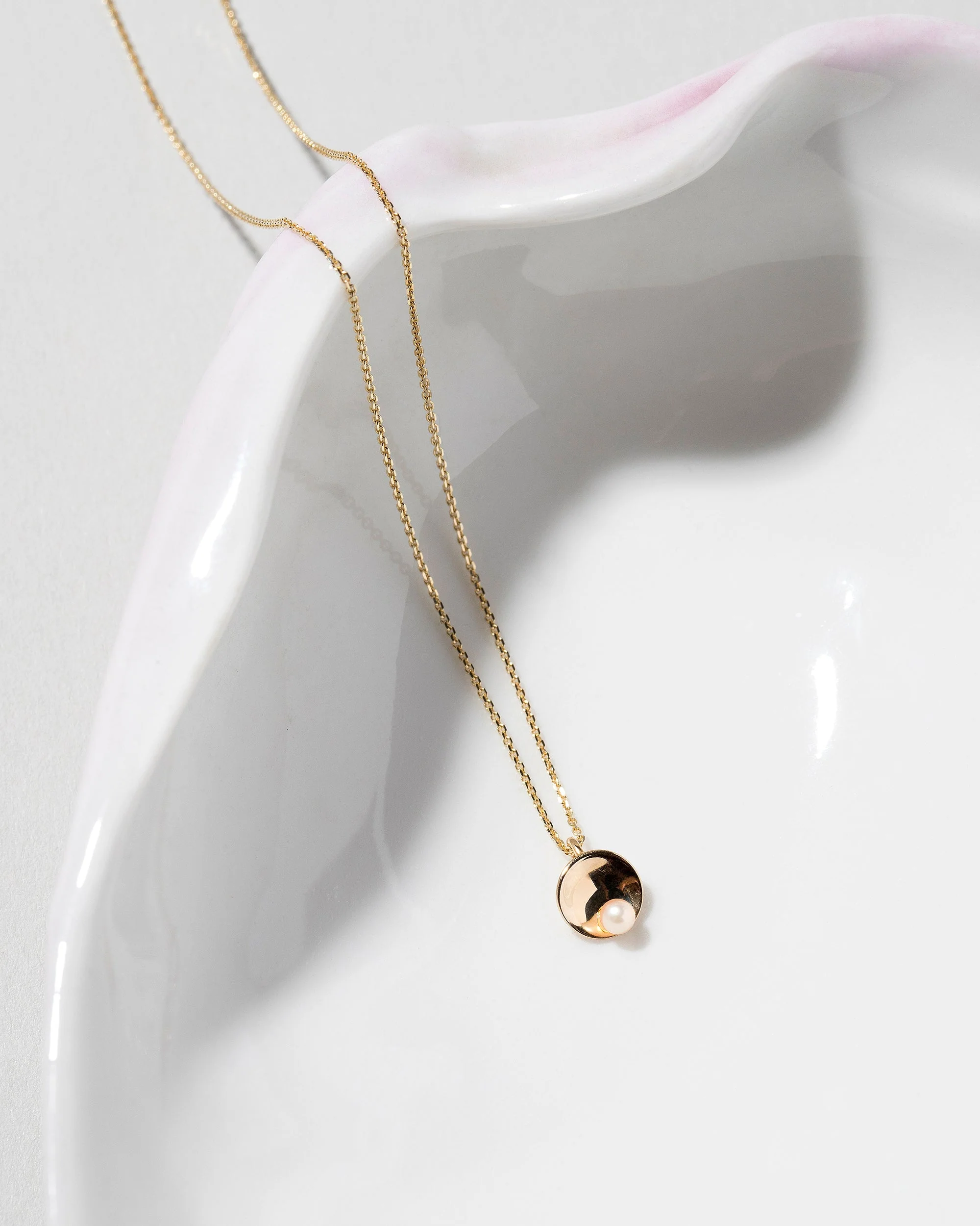 Pearl Cup Necklace