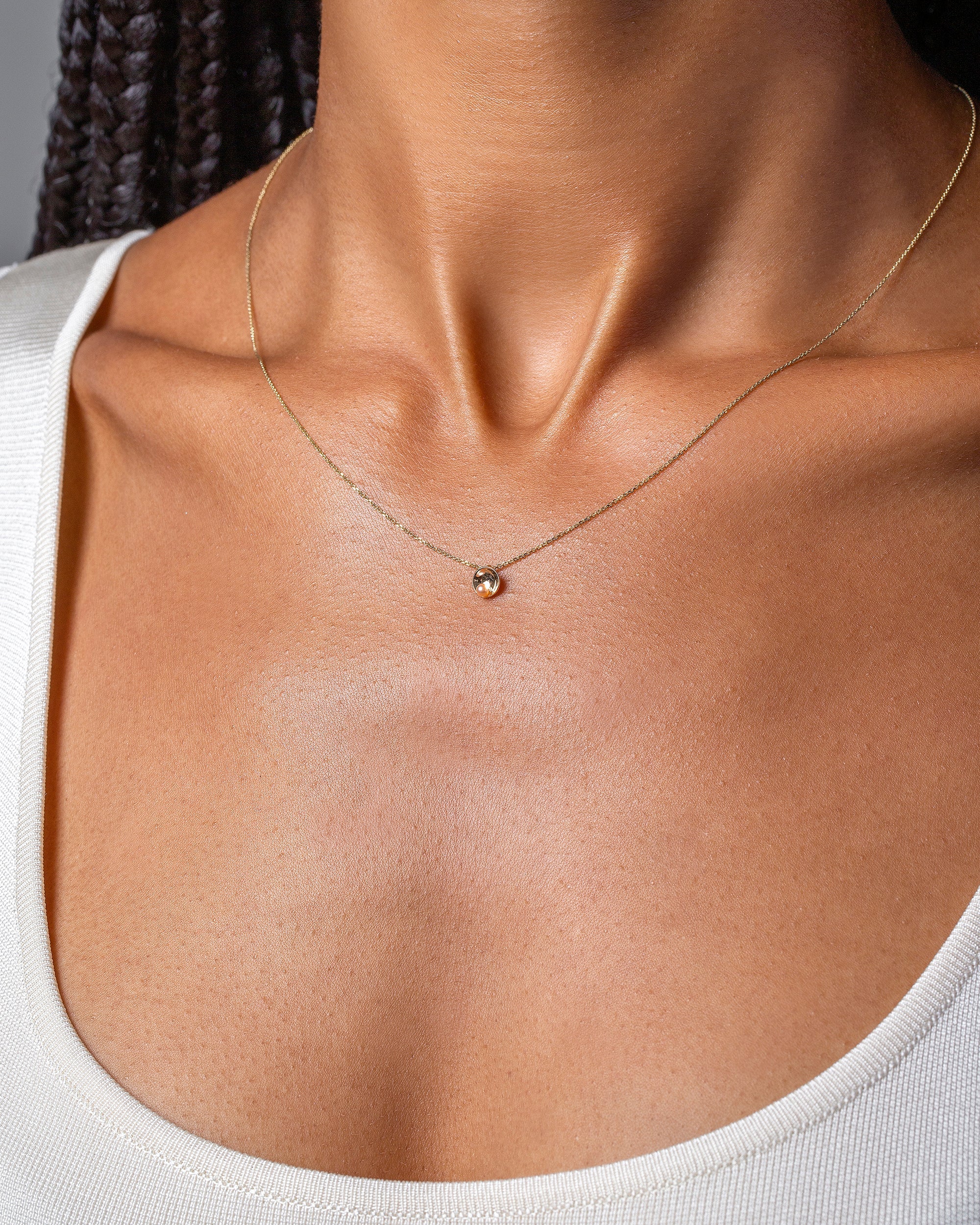 Pearl Cup Necklace - Image 3