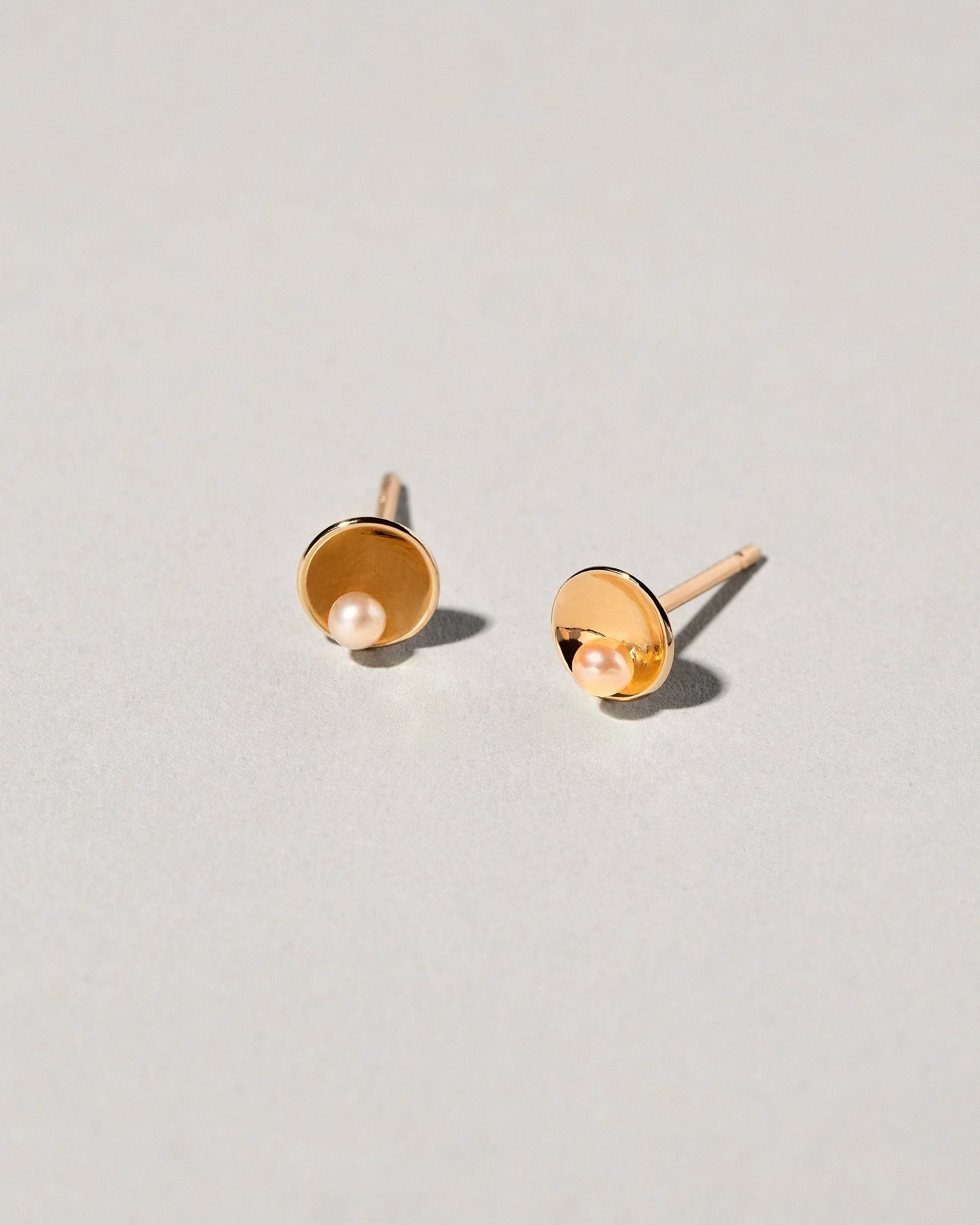 Pearl Cup Earrings