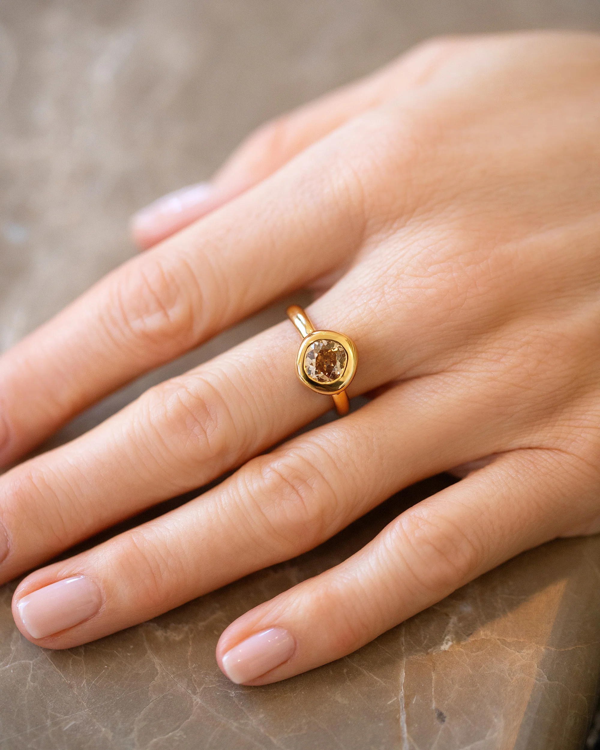 Poise Ring - Brown Diamond - Image 4