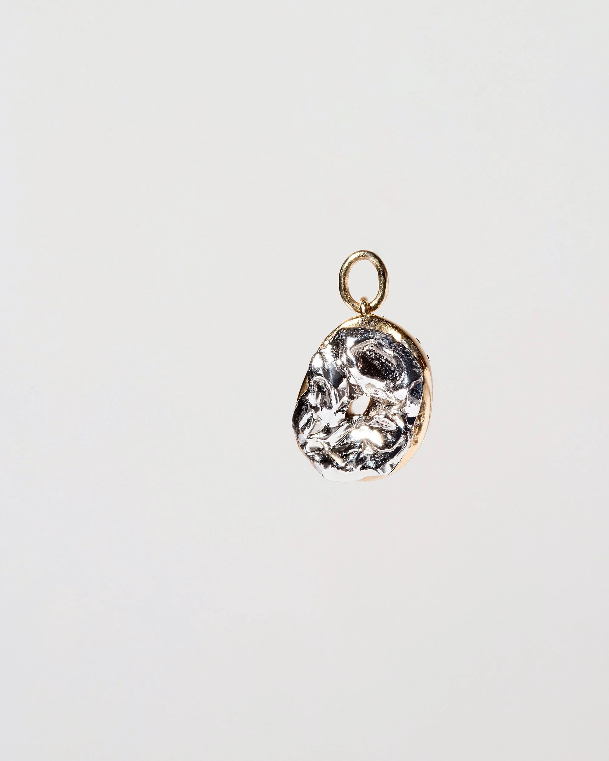 Poppy Seed Bagel Charm with Cream Cheese