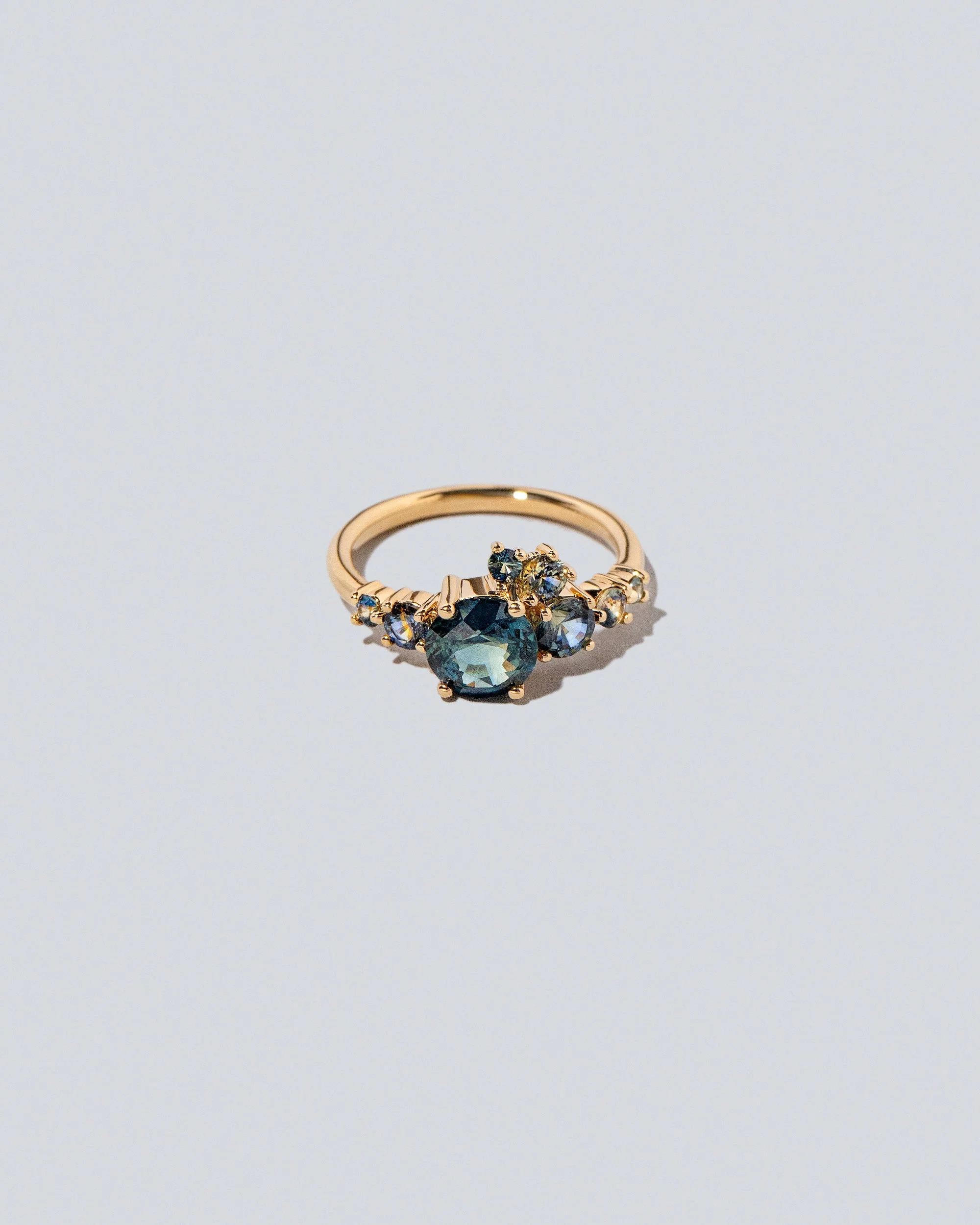 Luna Ring - Teal Sapphire