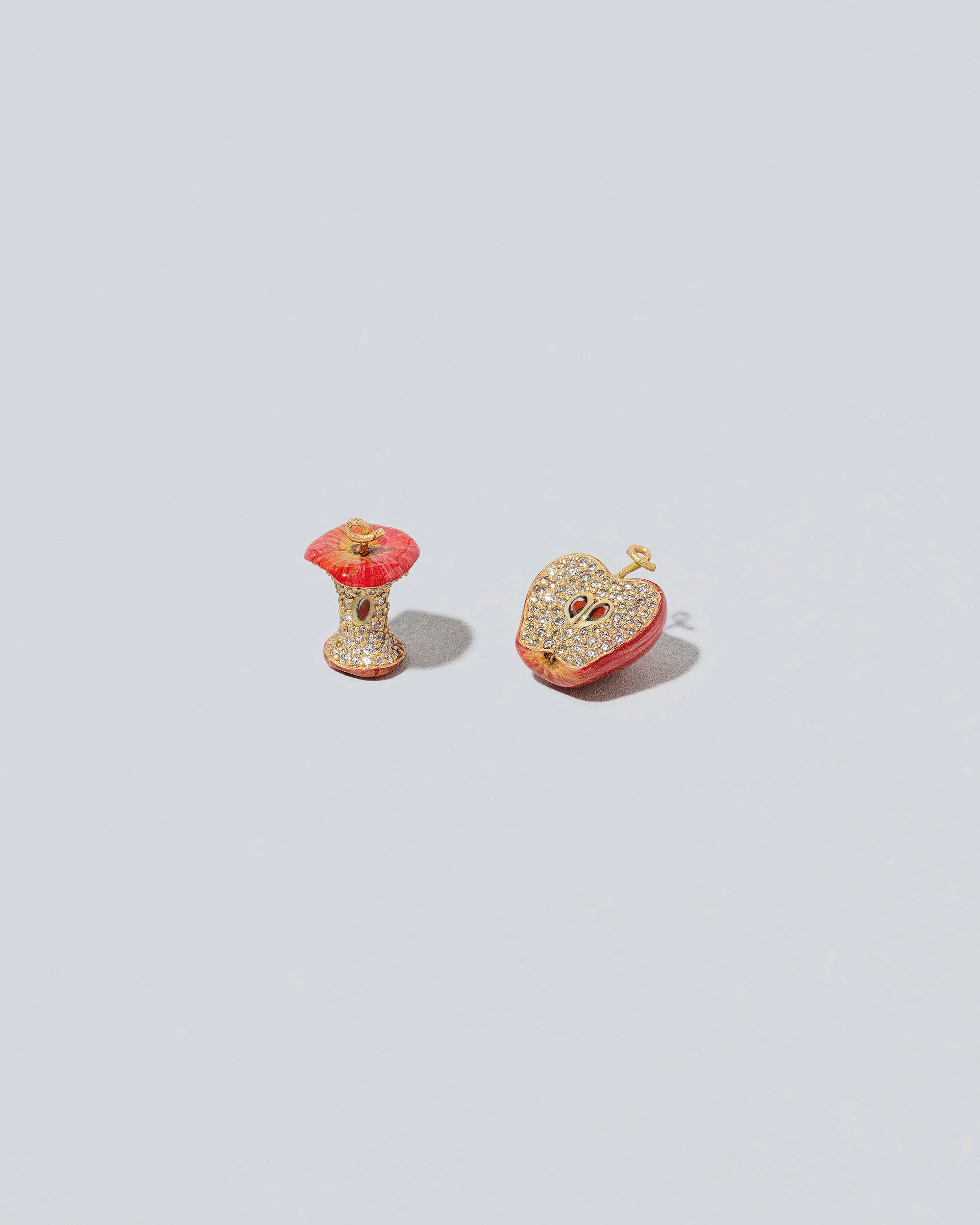Red Apple Halved Charm - Image 3