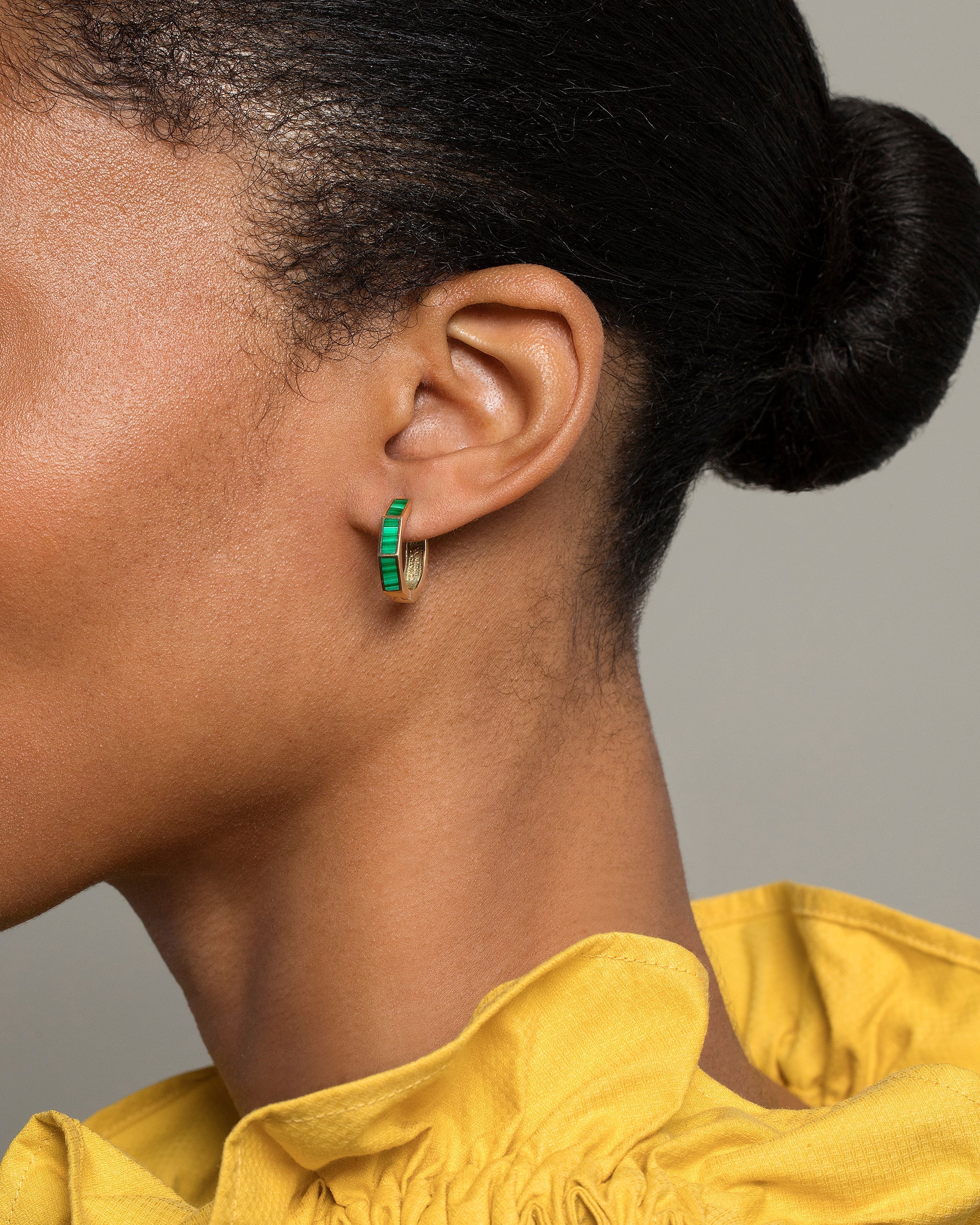 Segmented Hoop Earrings - Image 5