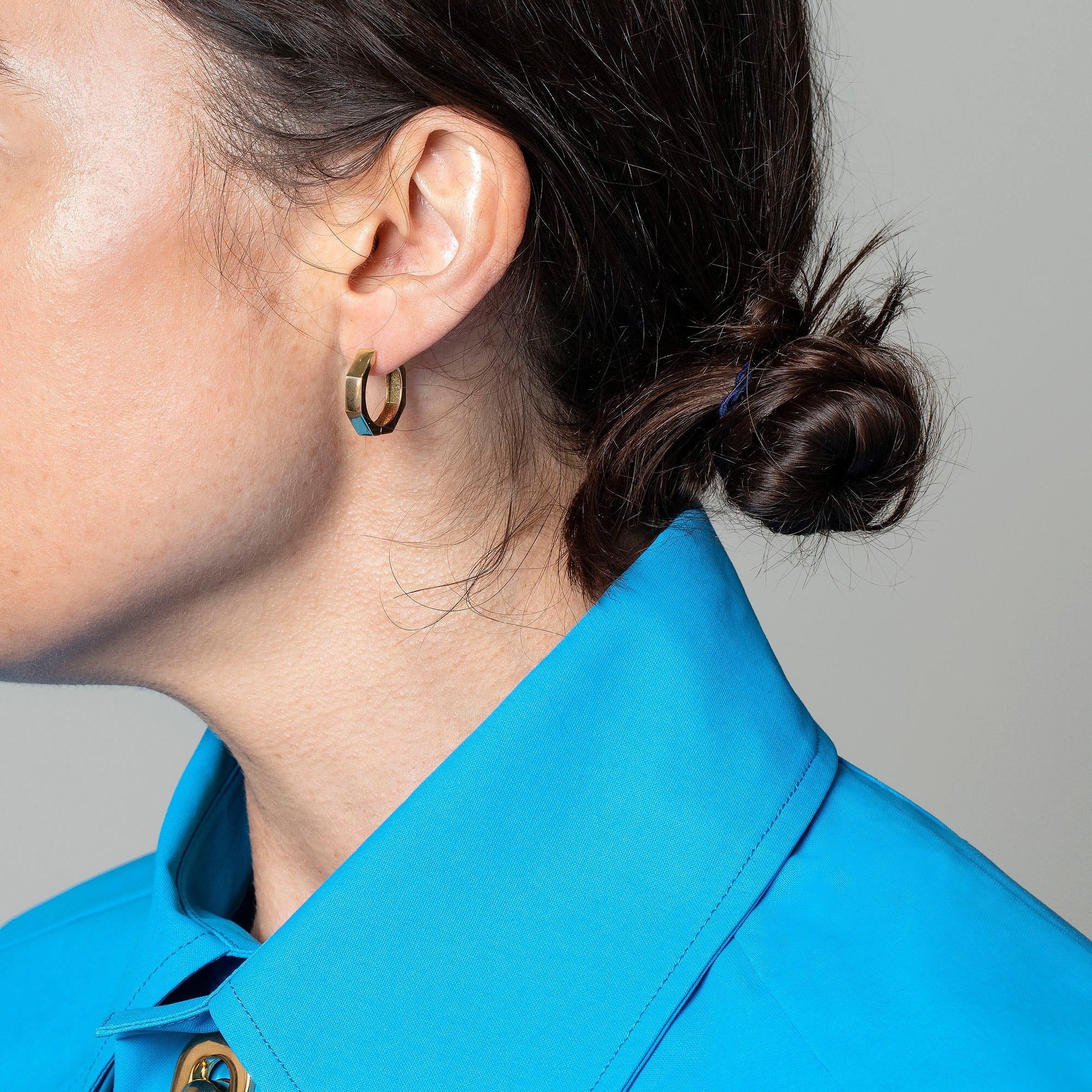 Segmented Hoop Earrings - Image 9