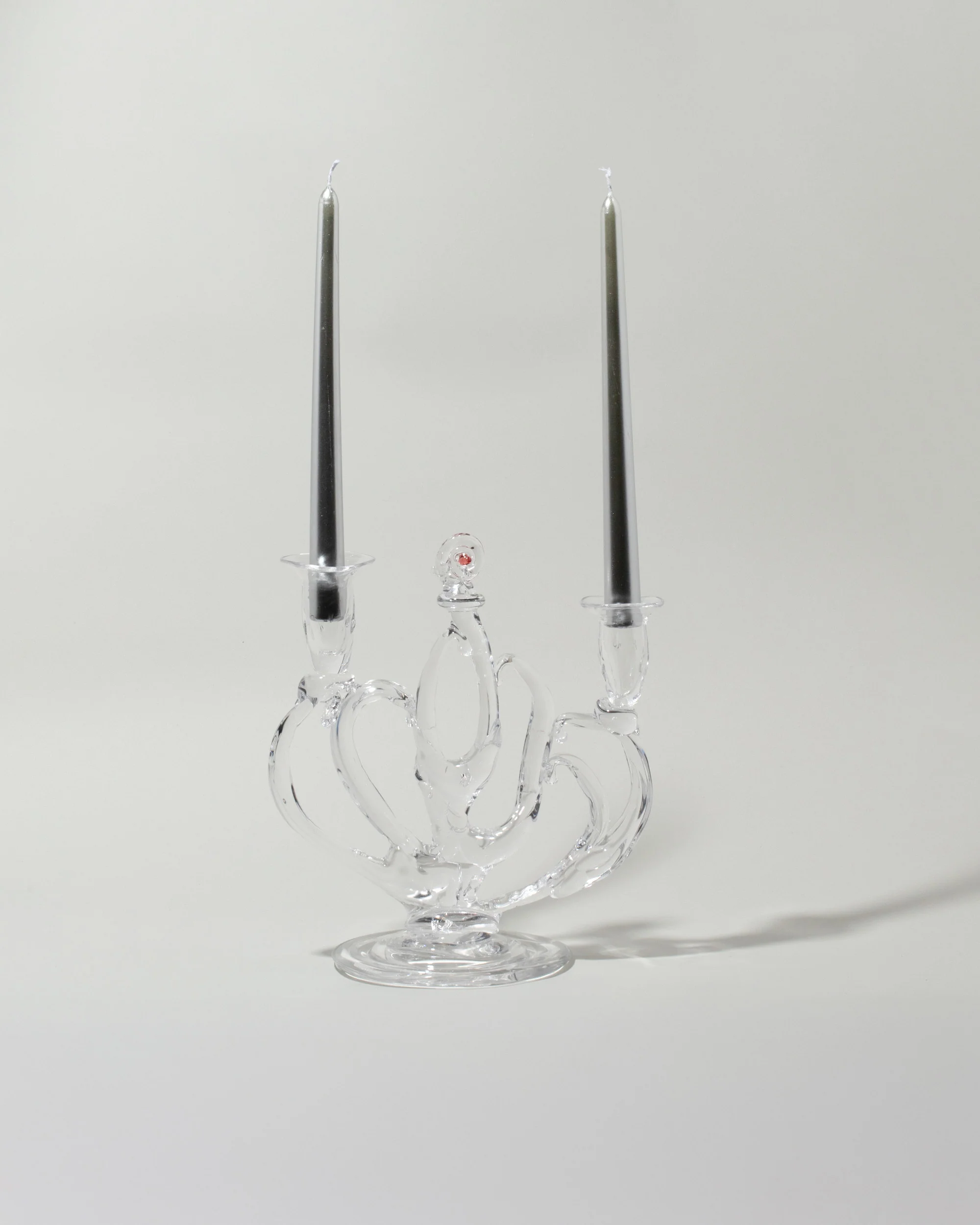 Glass Candelabra - Image 4