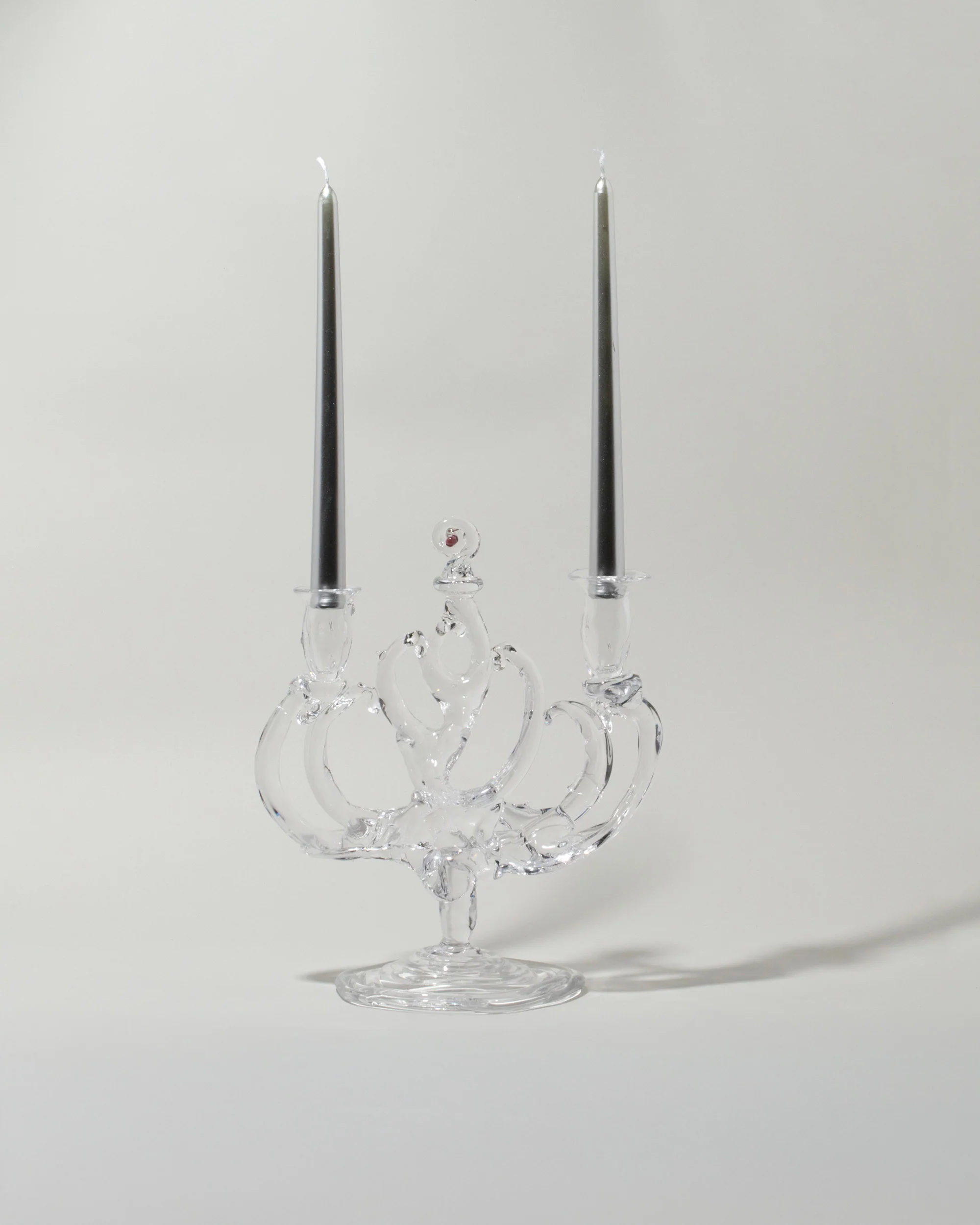 Glass Candelabra - Image 6