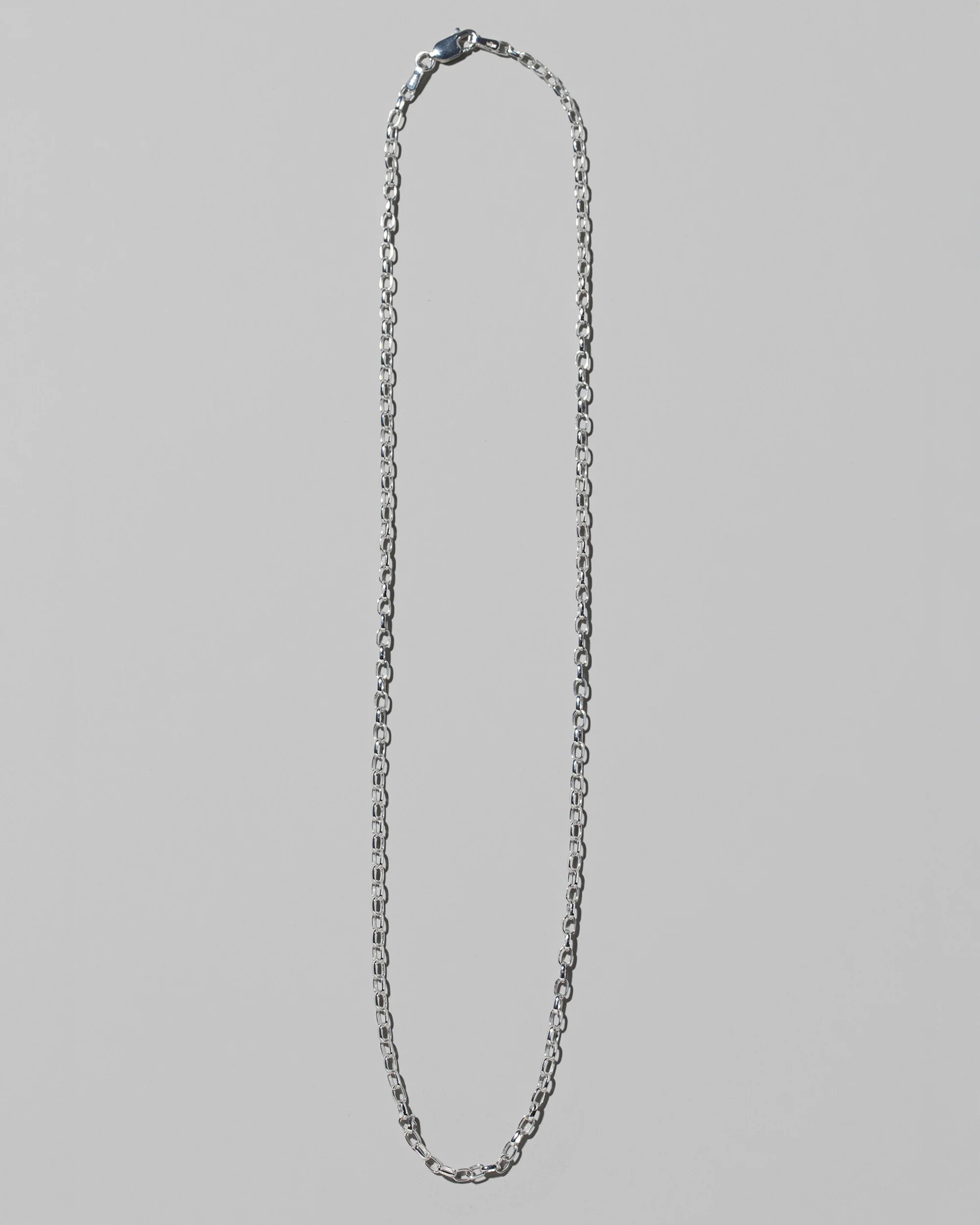 Sterling Silver Short Loop Chain Necklace - 2.5mm