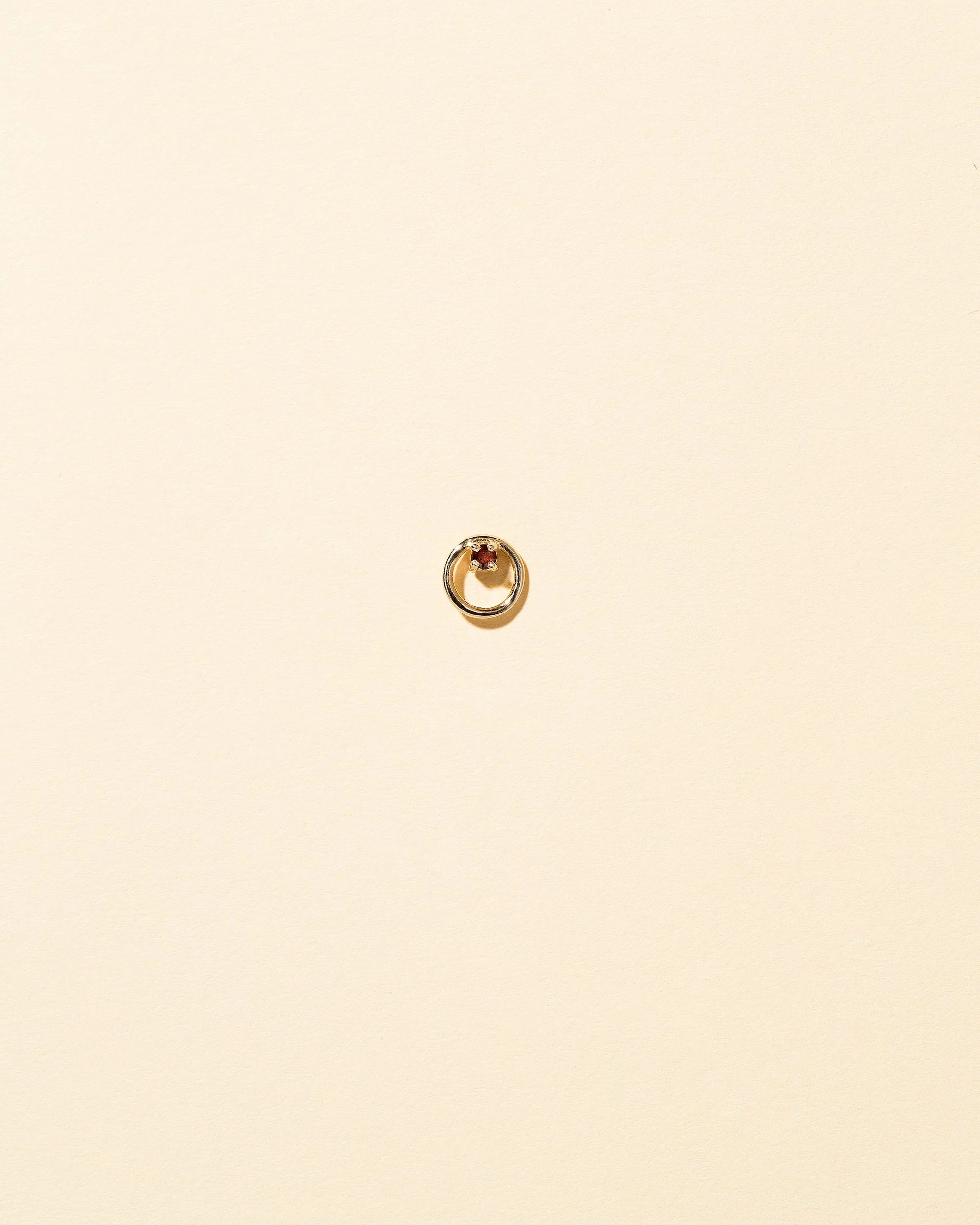 Full Moon Stud Earring Single - Image 4