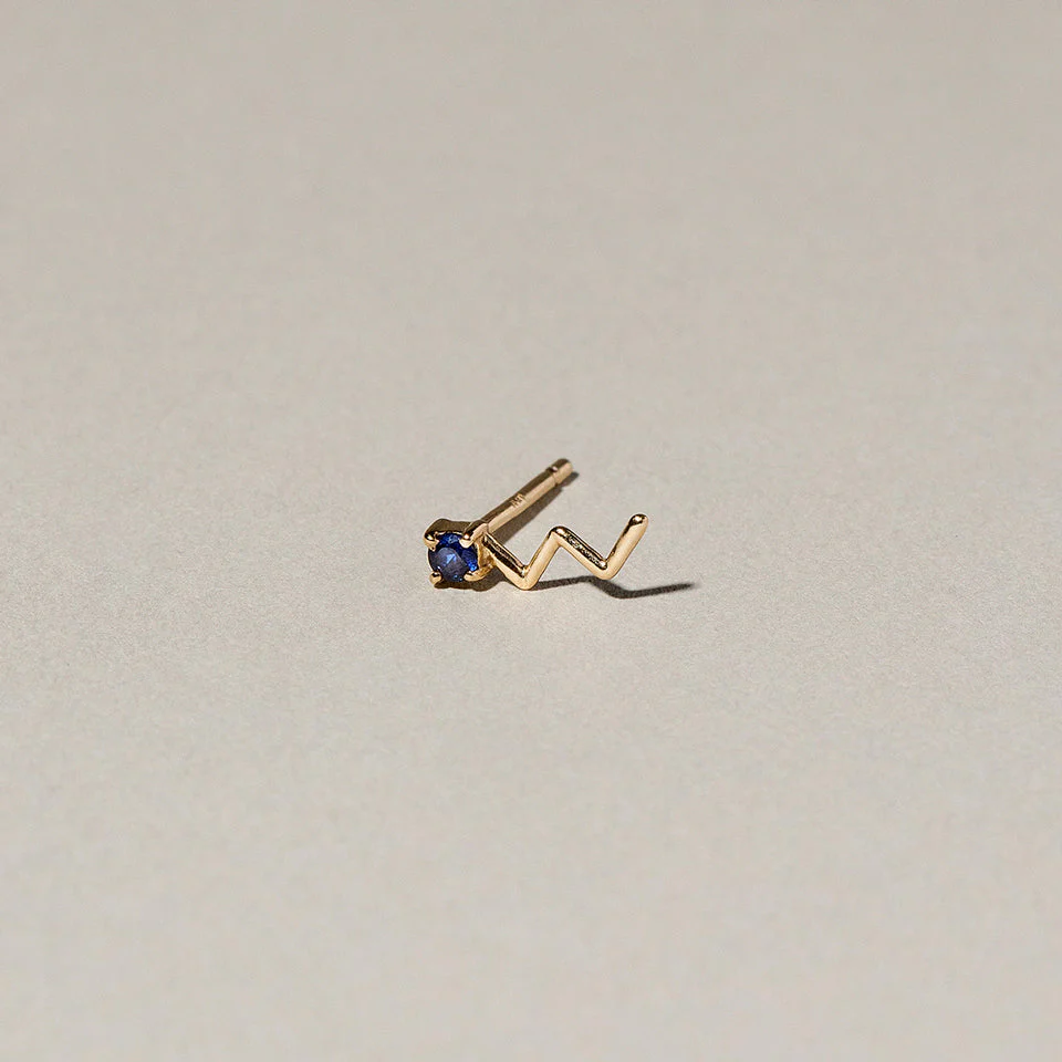 Lightning Stud Earring Single - Image 5