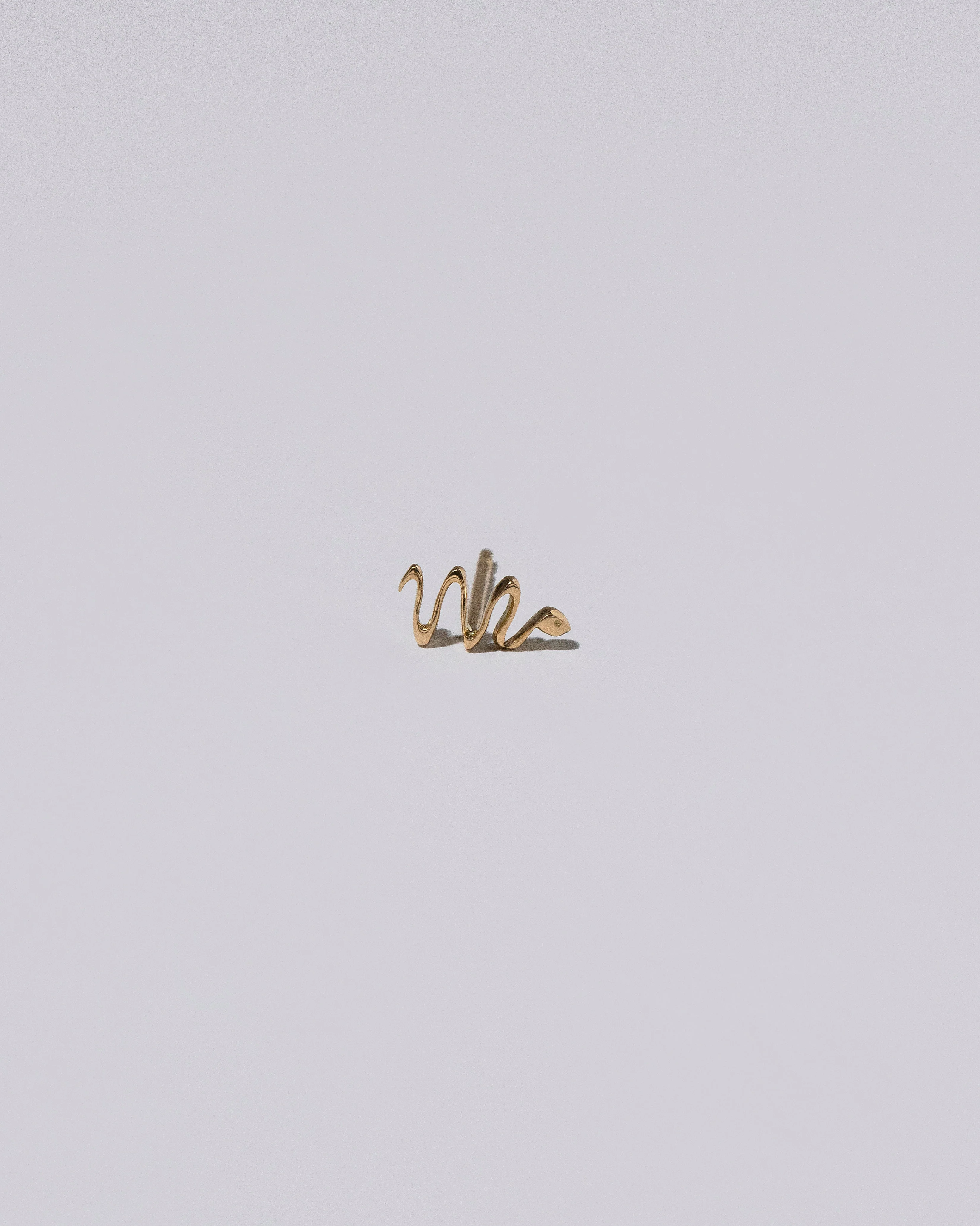 Snake Stud Earring Single