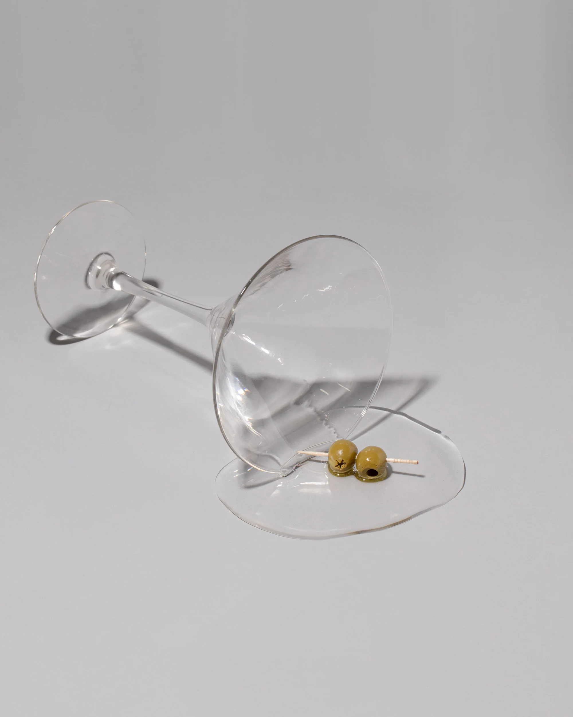 Faux Dirty Martini Spill
