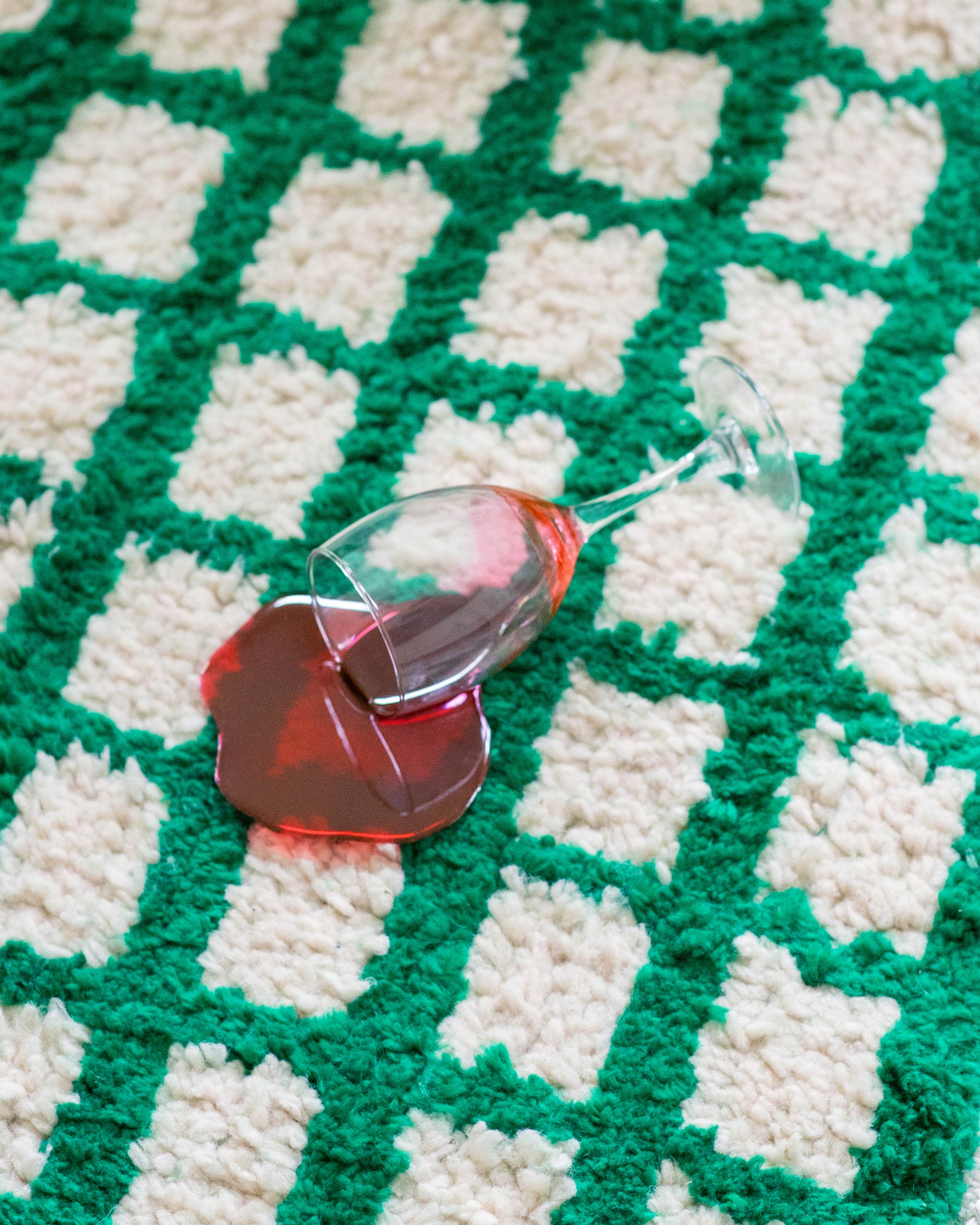 Faux Red Wine Spill - Image 3