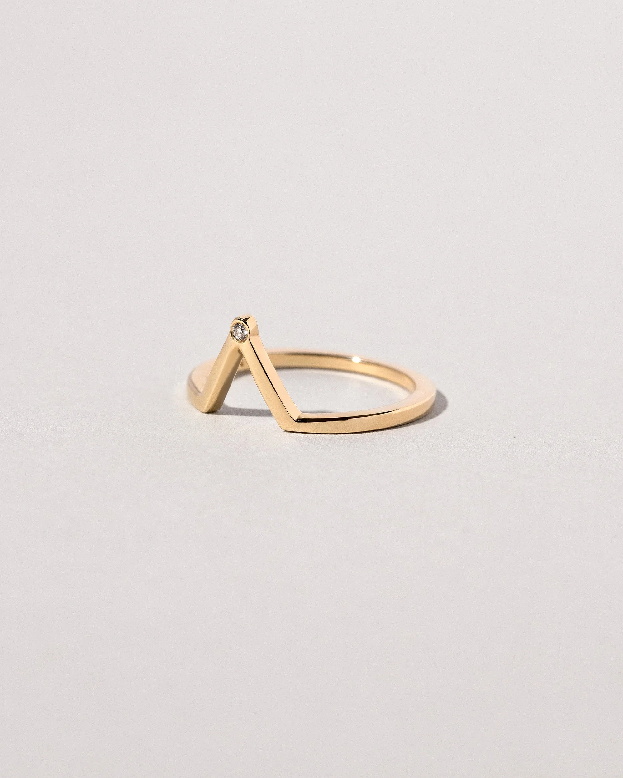 Triangle Band - Single Bezel-Set Diamond - Image 2