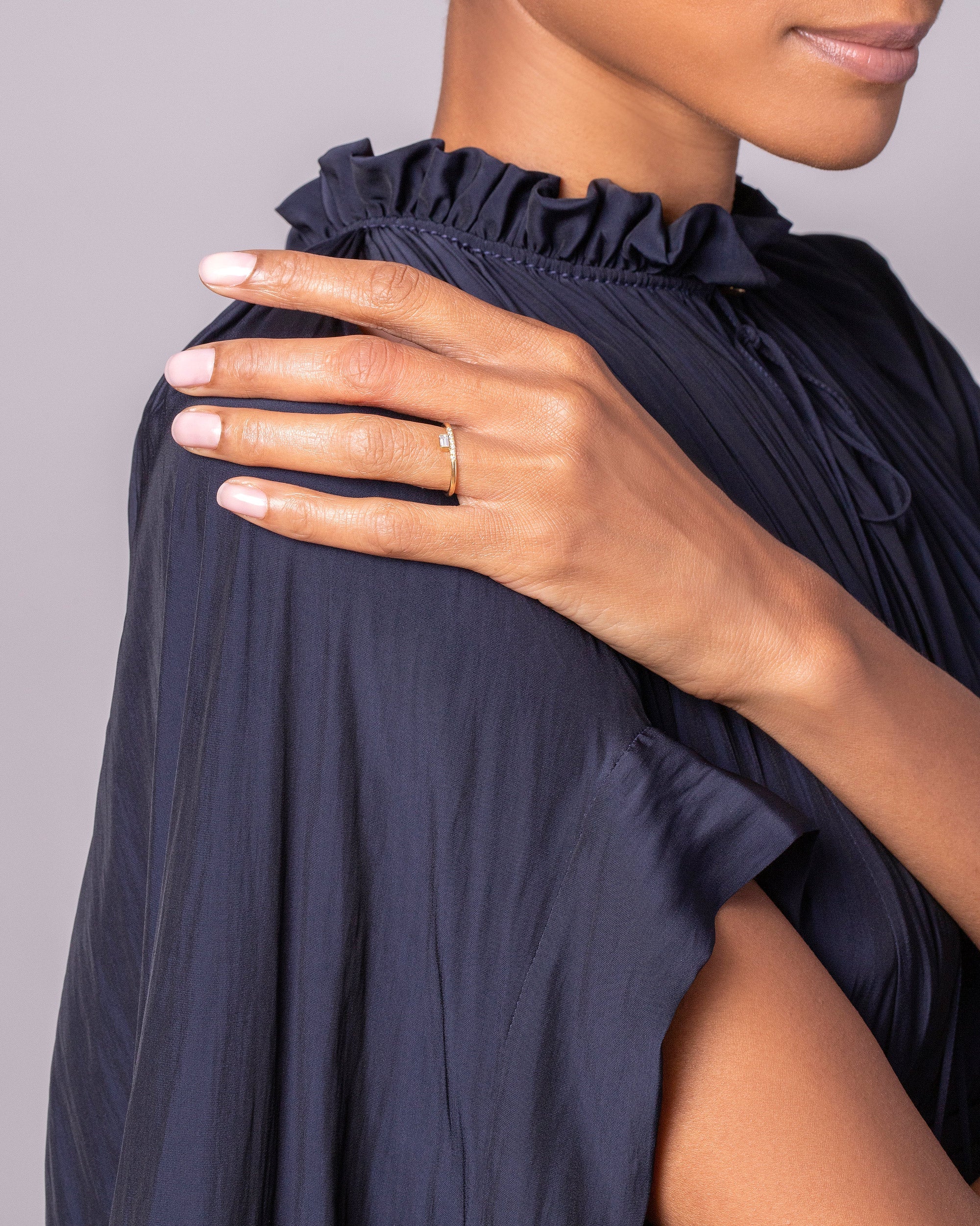 Stacked Ring - Baguette - Image 4