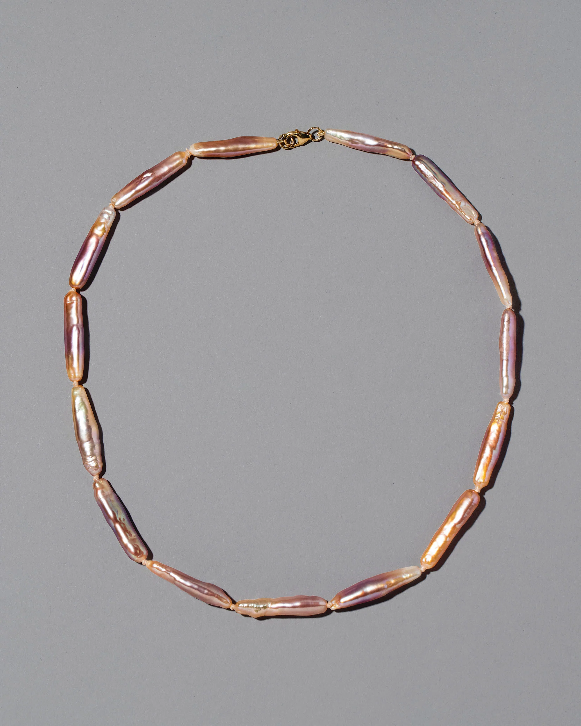 Stick Pearl Strand Necklace - Blush
