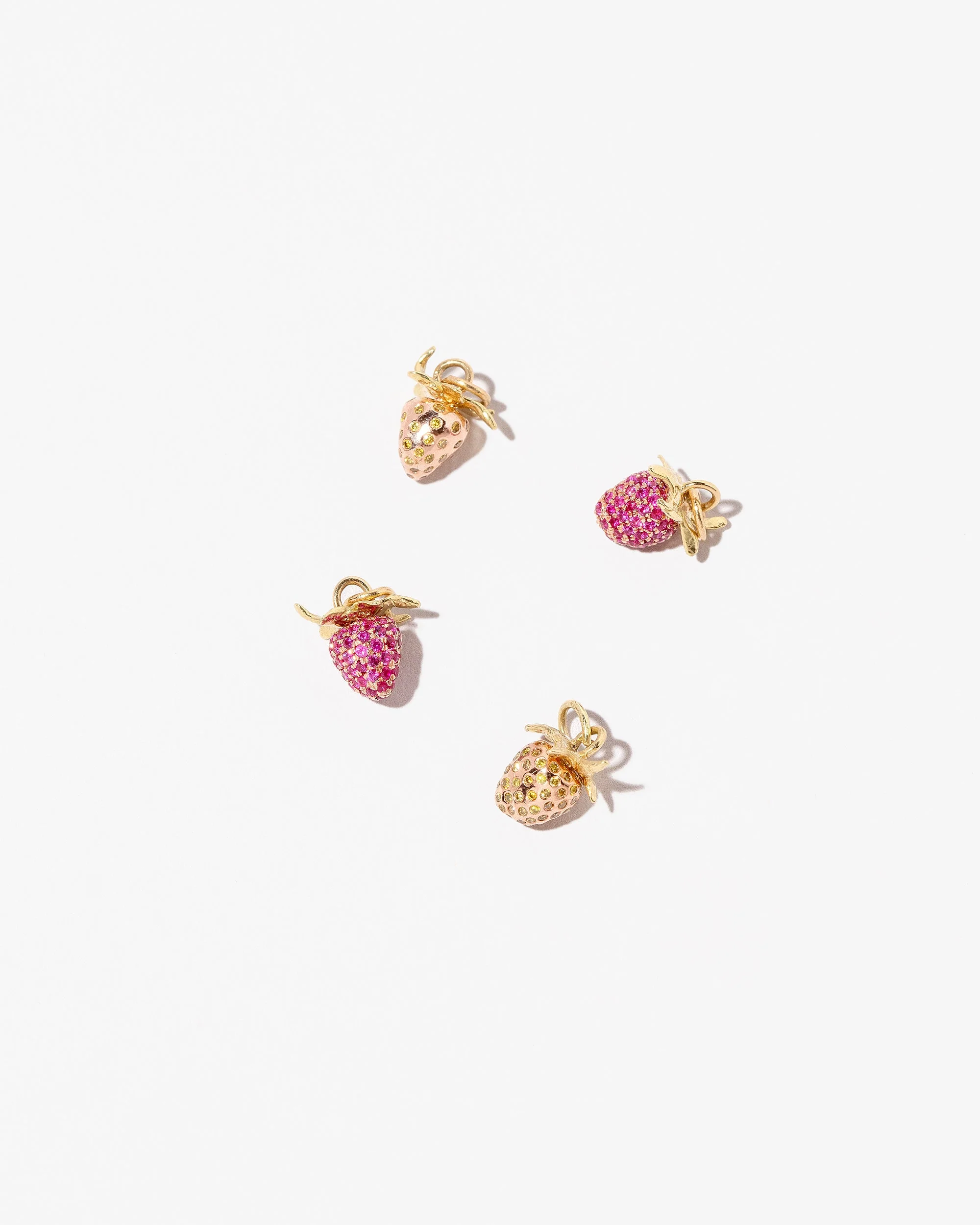 Ruby Pavé Strawberry Charm - Image 4