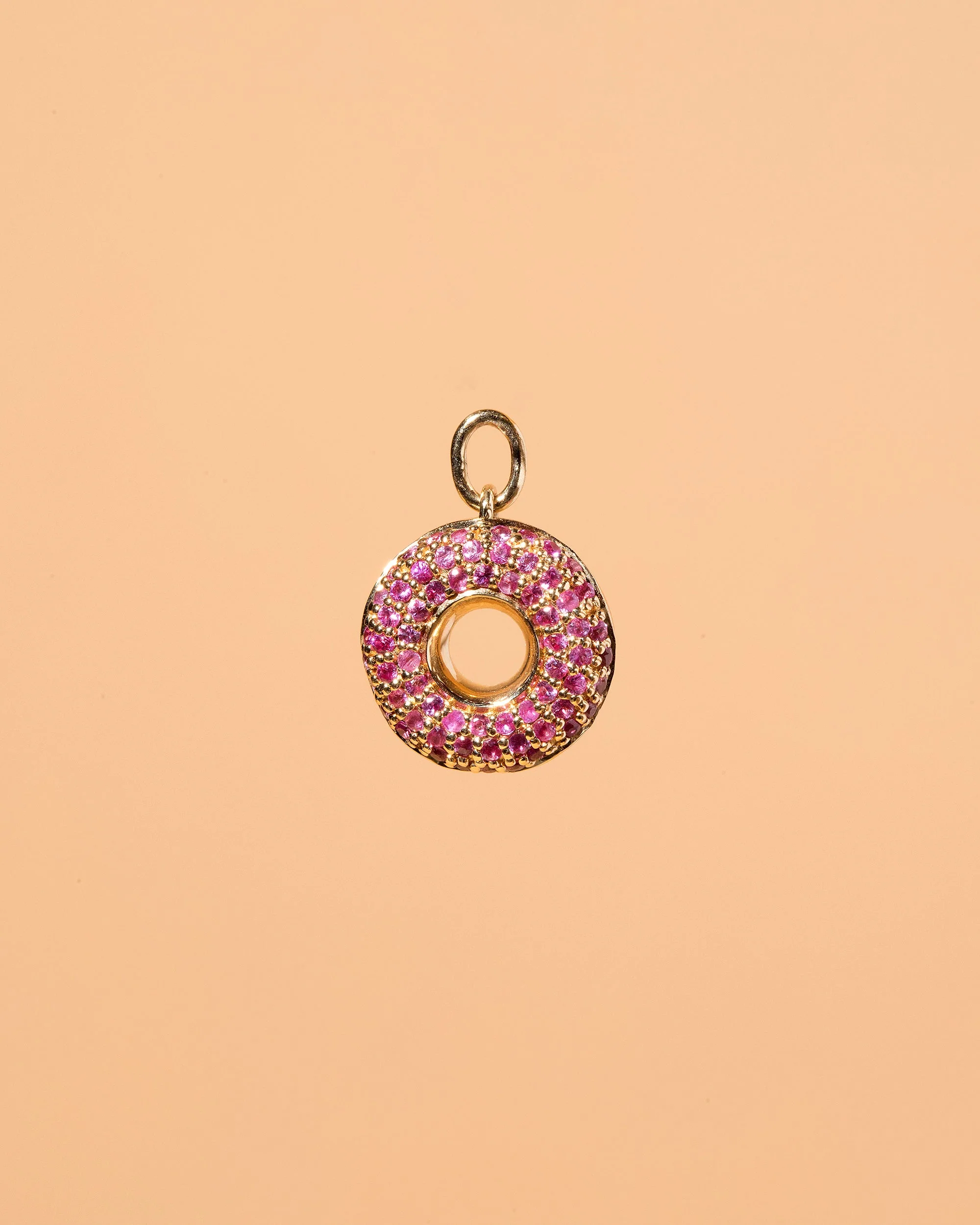 Strawberry Donut Charm