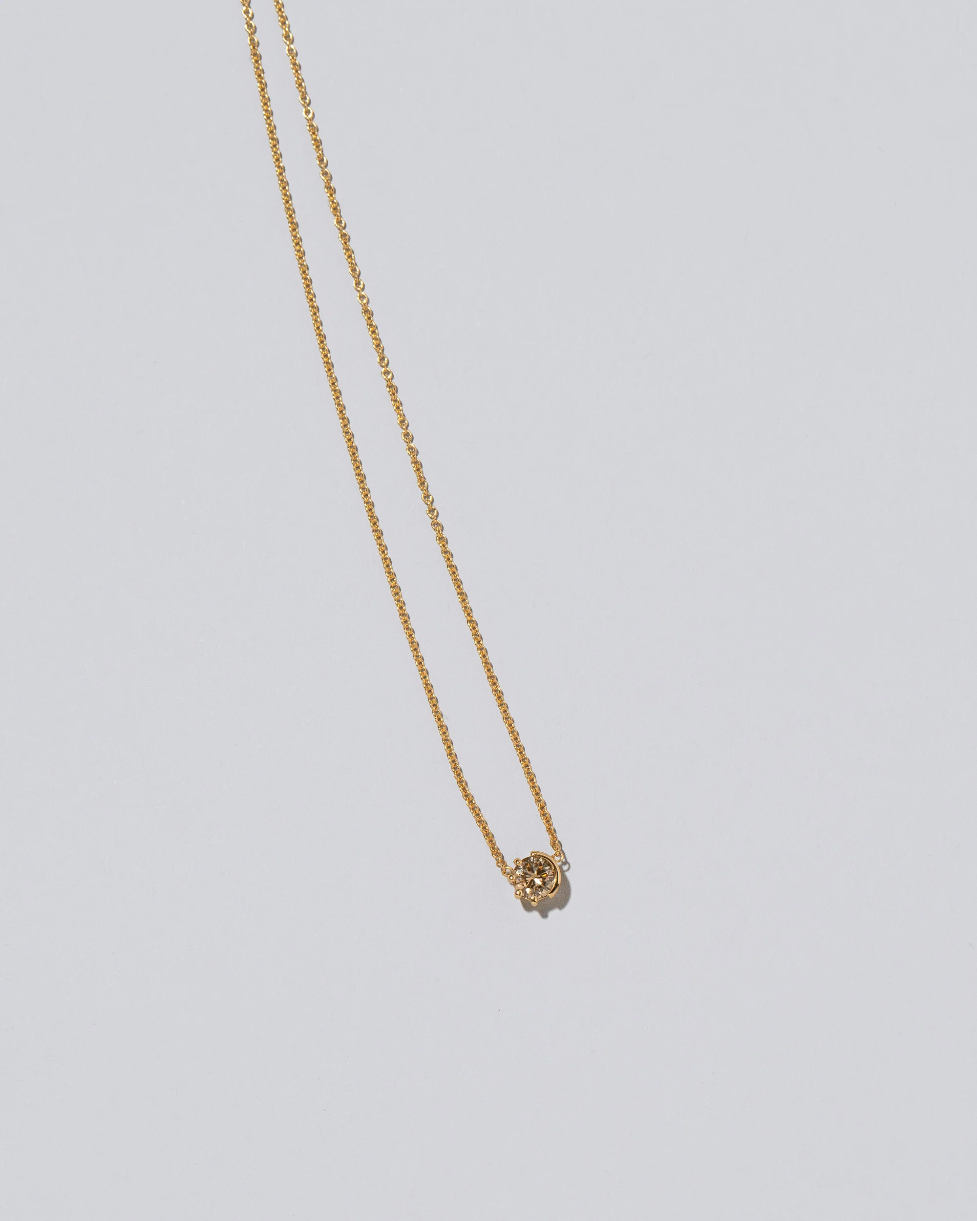 Sun & Moon Necklace - Champagne Diamond - Image 2