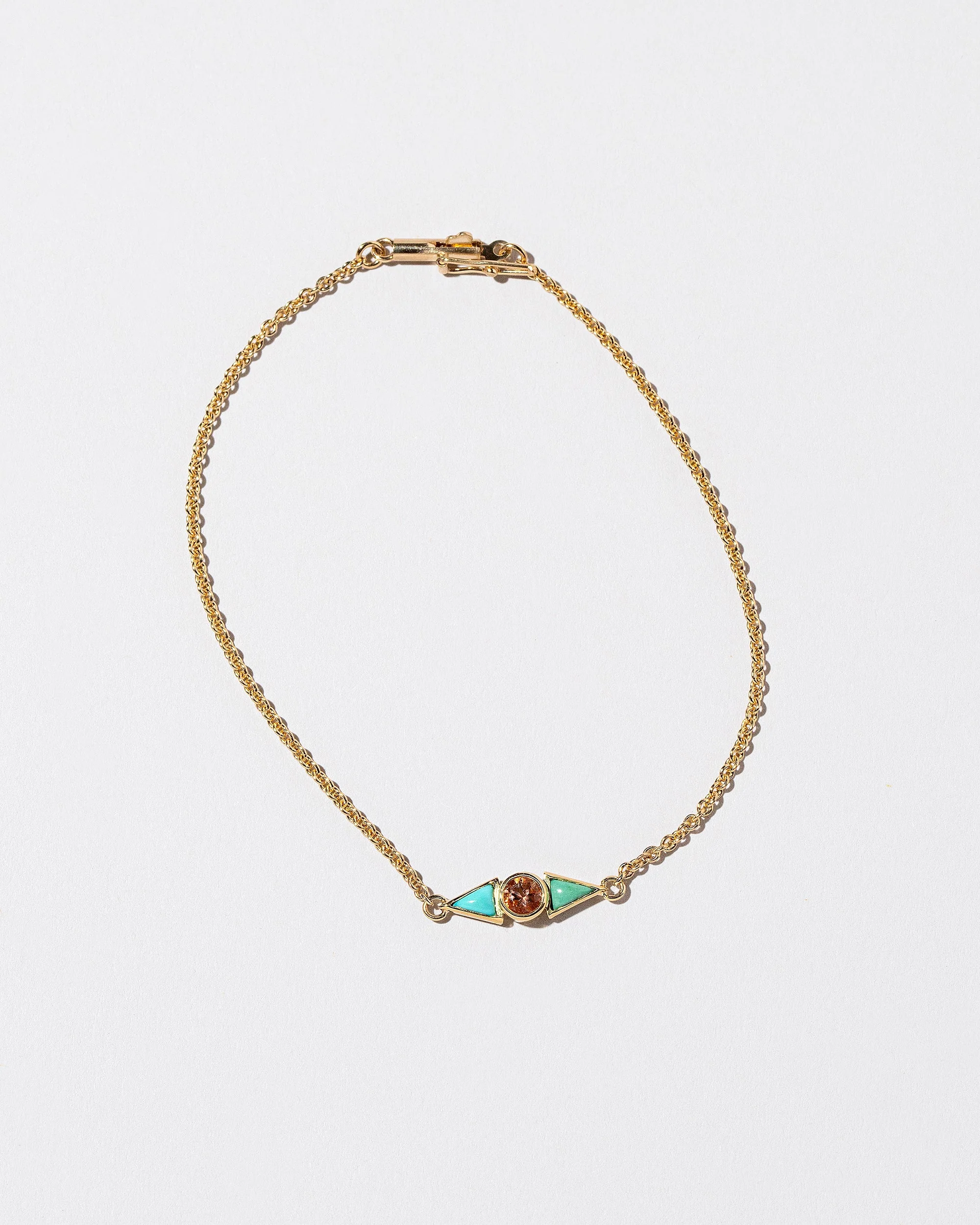 Sunstone & Turquoise Eye Bracelet - Image 3