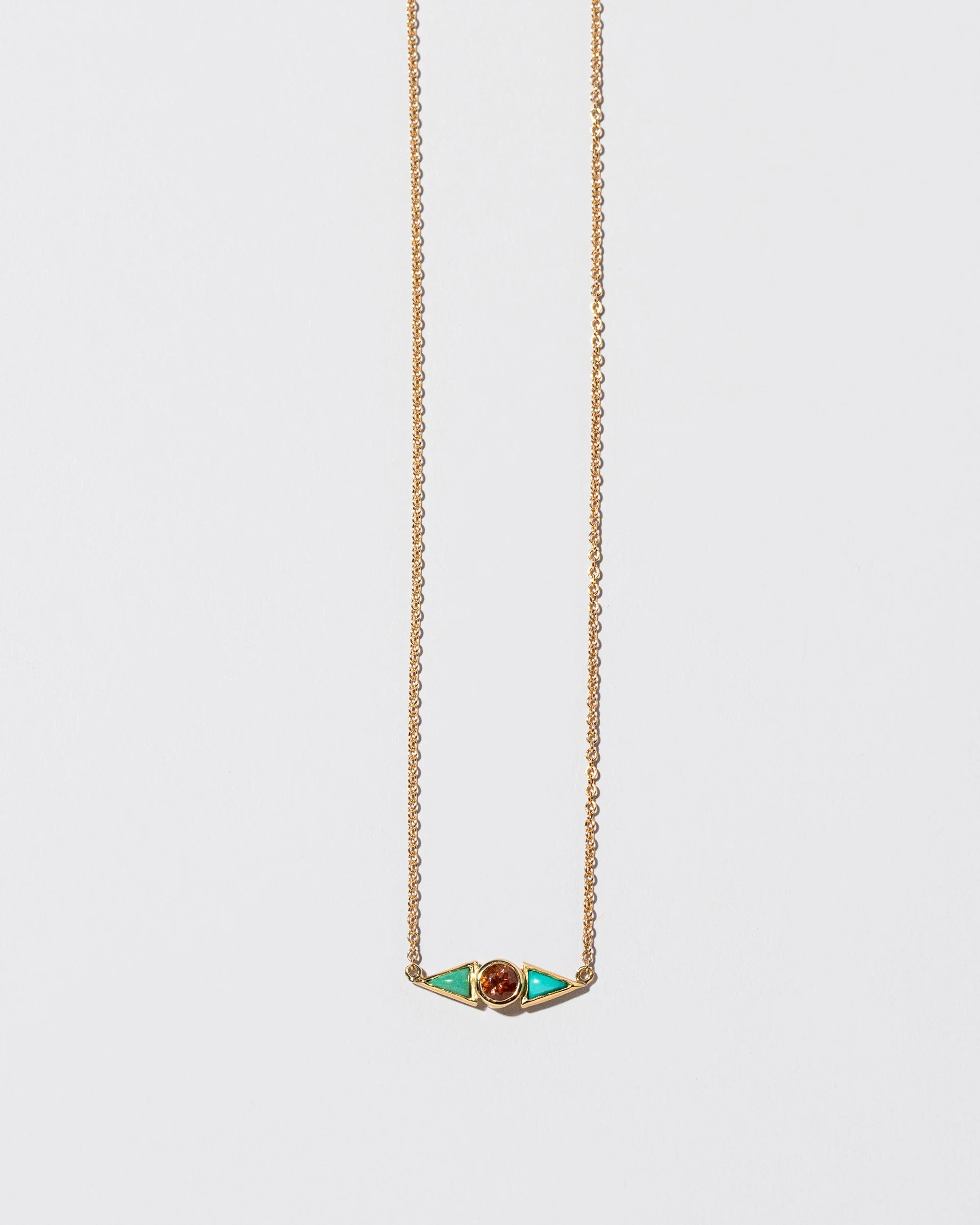 Sunstone & Turquoise Eye Necklace - Image 3