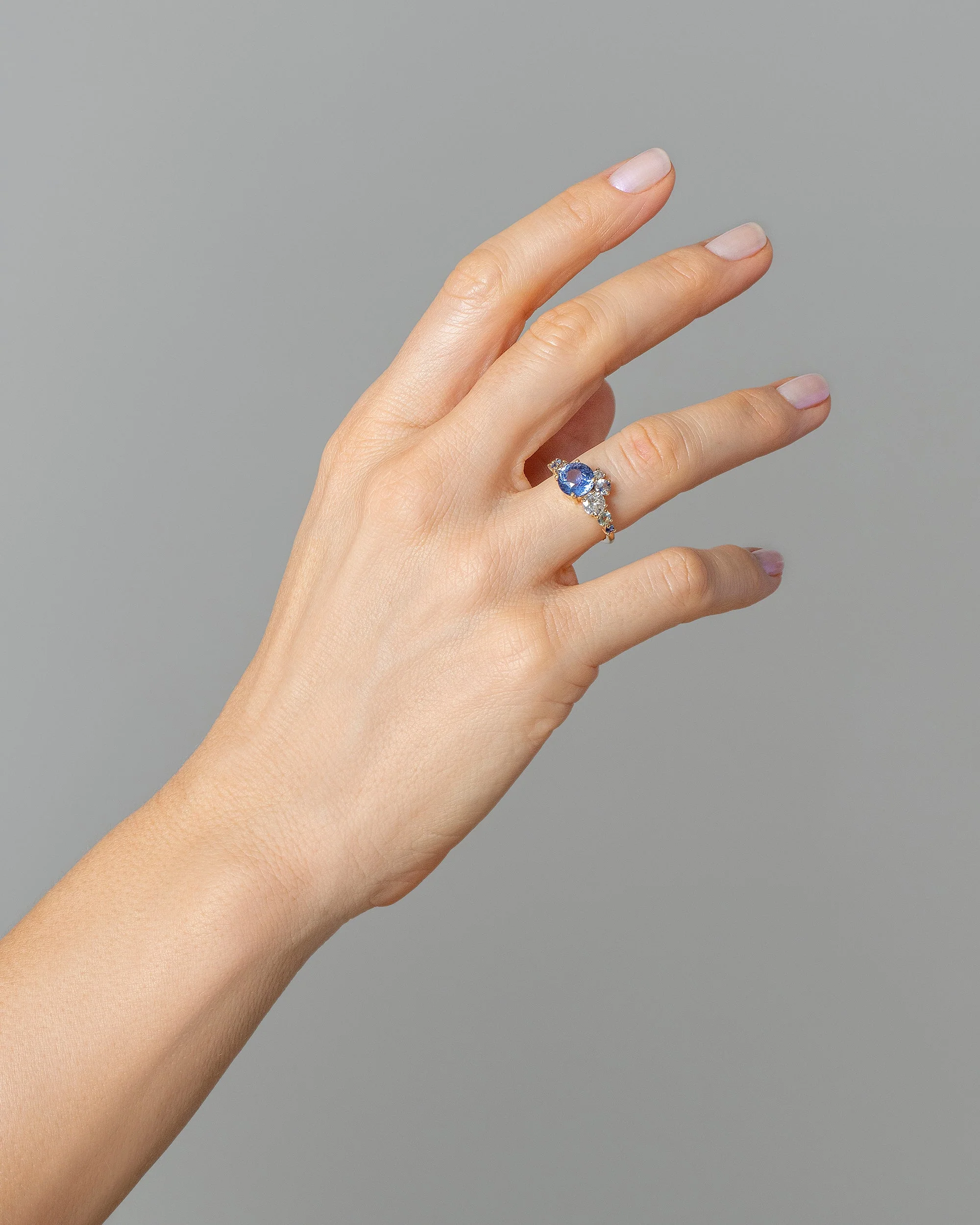 Super Luna Ring - Blue Sapphire - Image 4