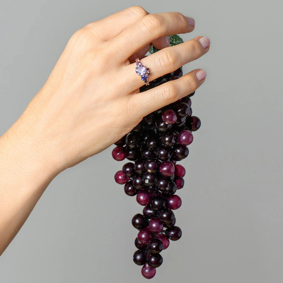 Super Luna Ring - Purple Sapphire - Image 5