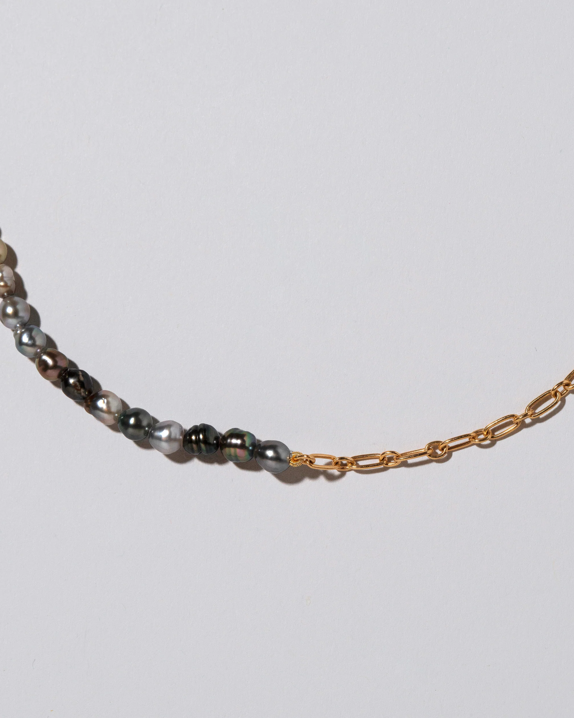 Tahitian Pearl Small Oval Necklace - Image 2