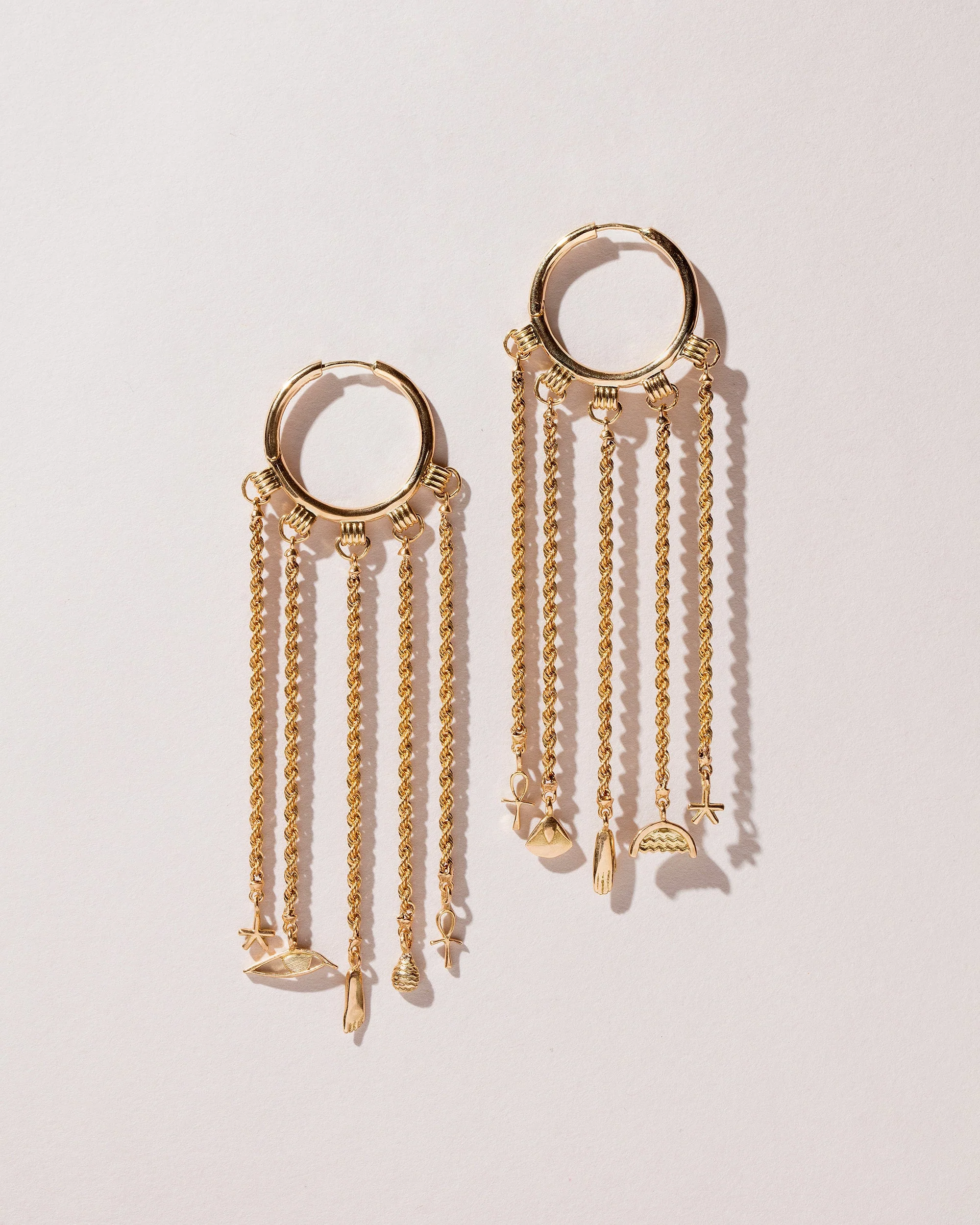 Talisman Hoop Earrings