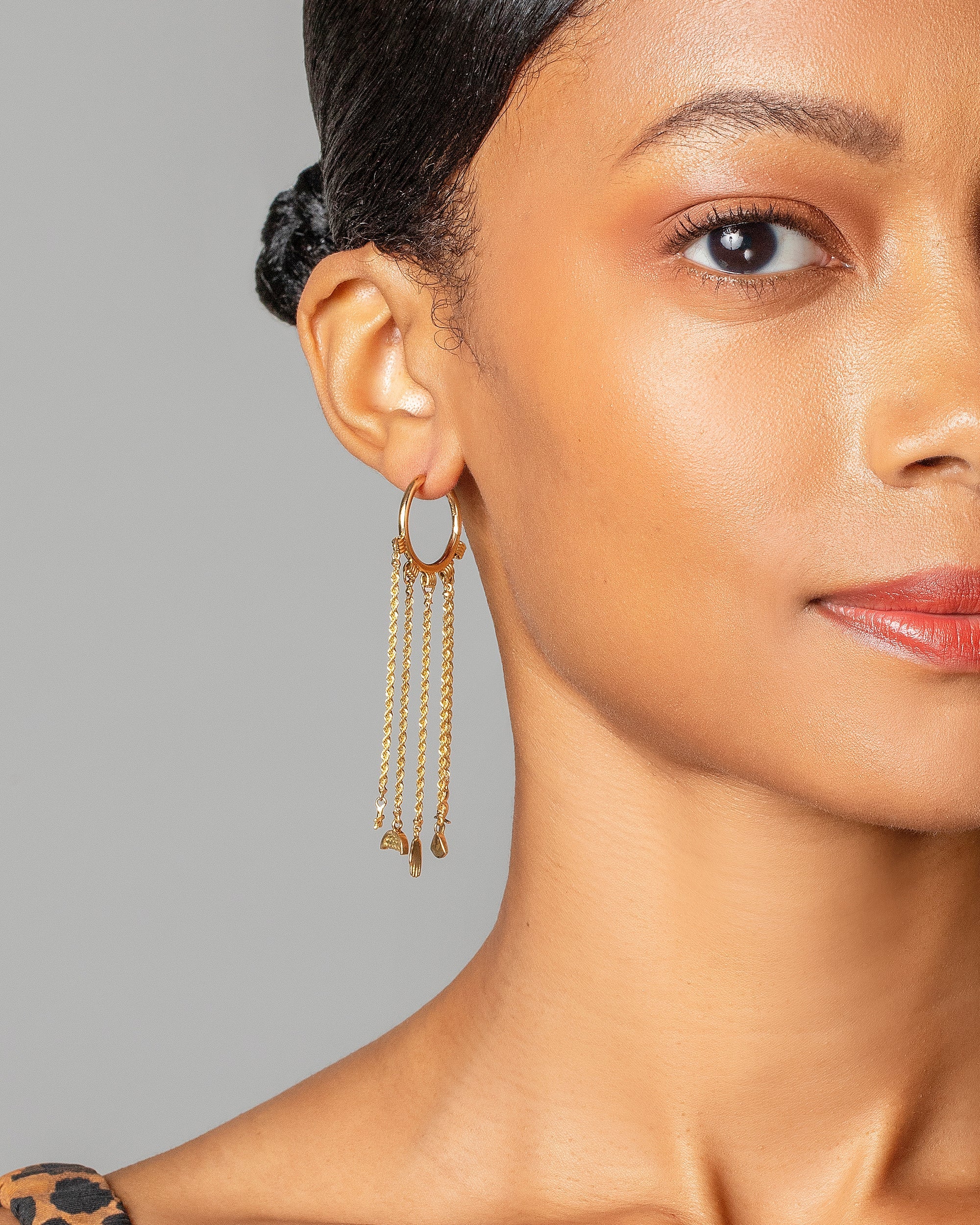 Talisman Hoop Earrings - Image 3