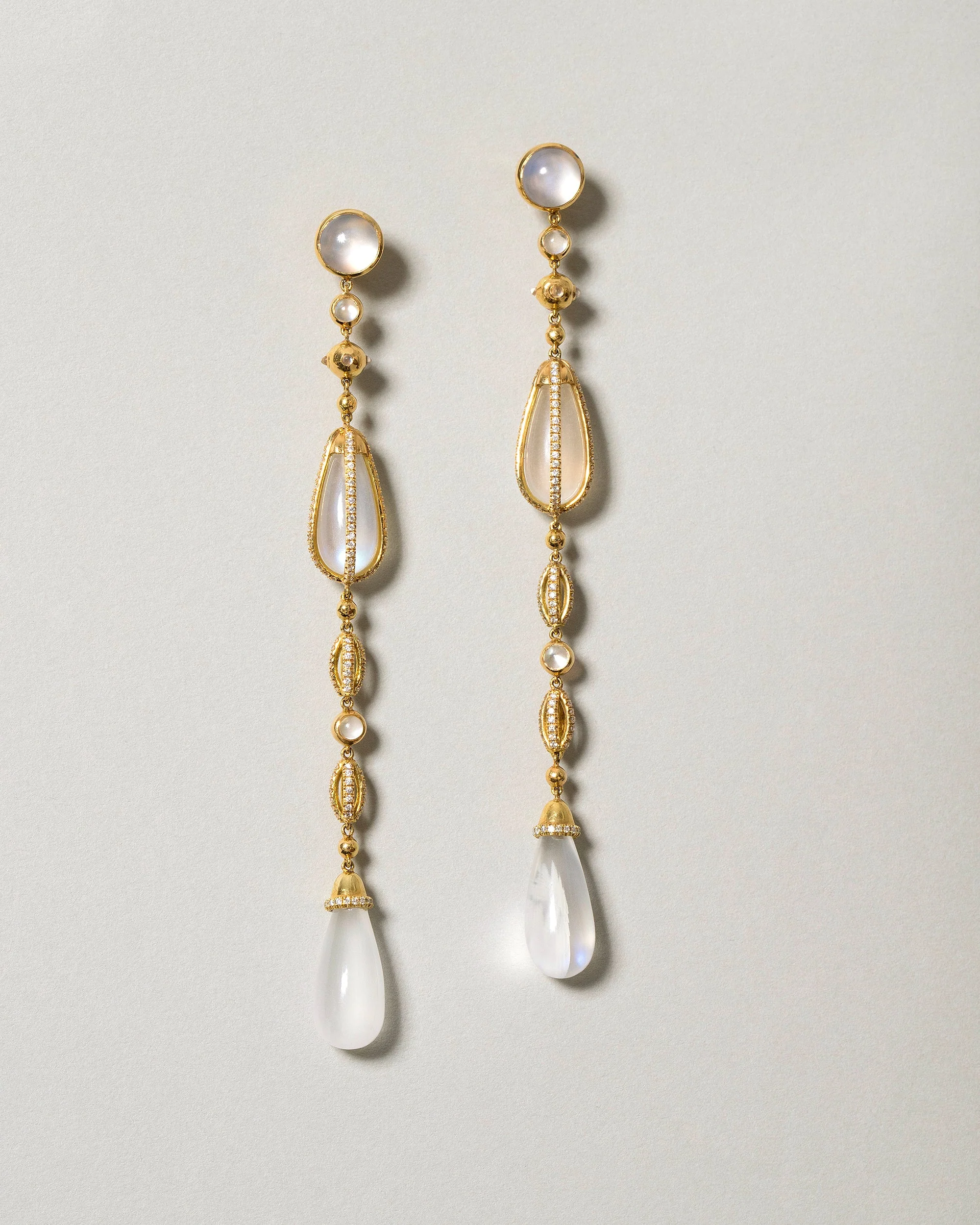 The Future Moonstone Drop Earrings