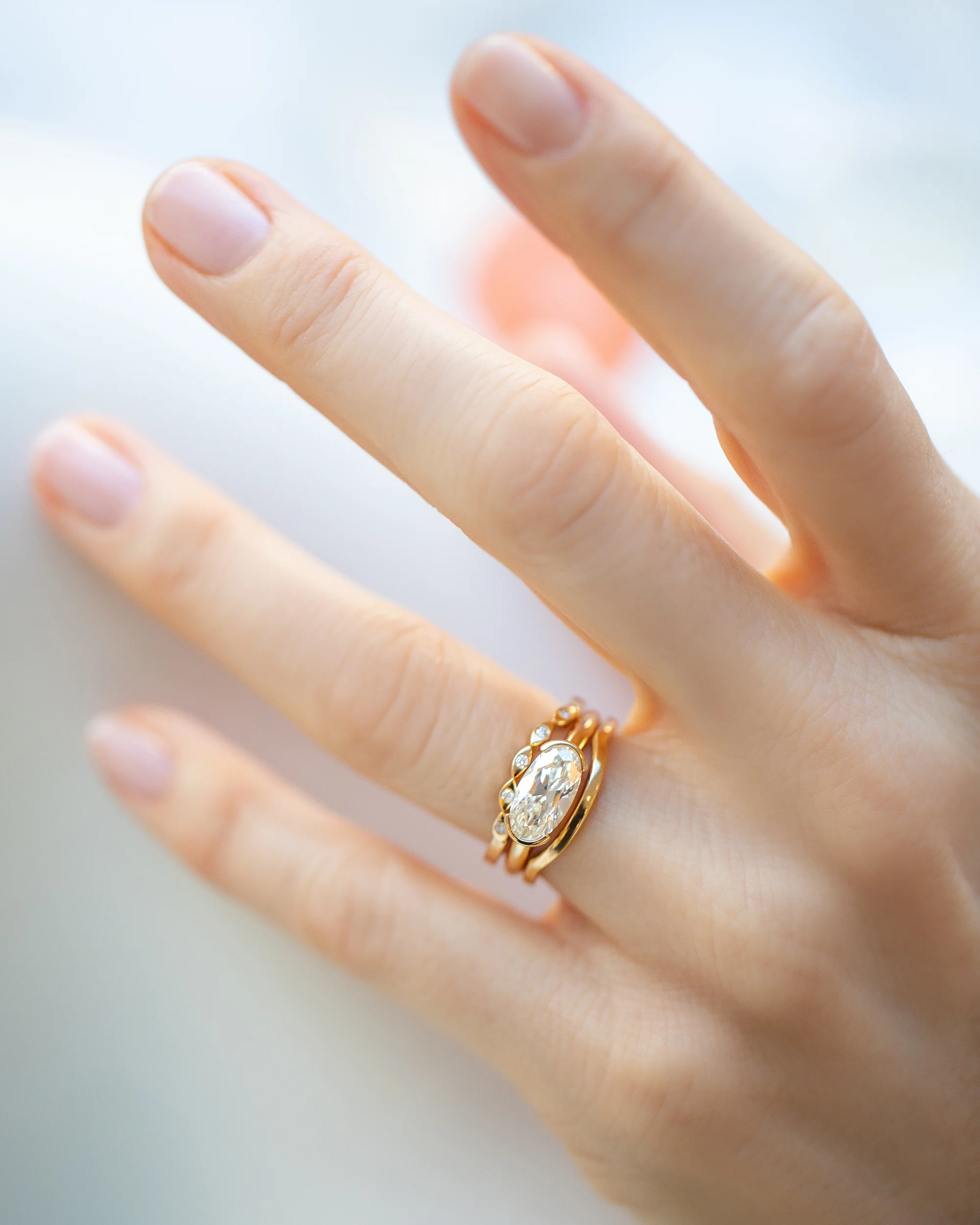Transformation Ring - Oval Diamond - Image 2