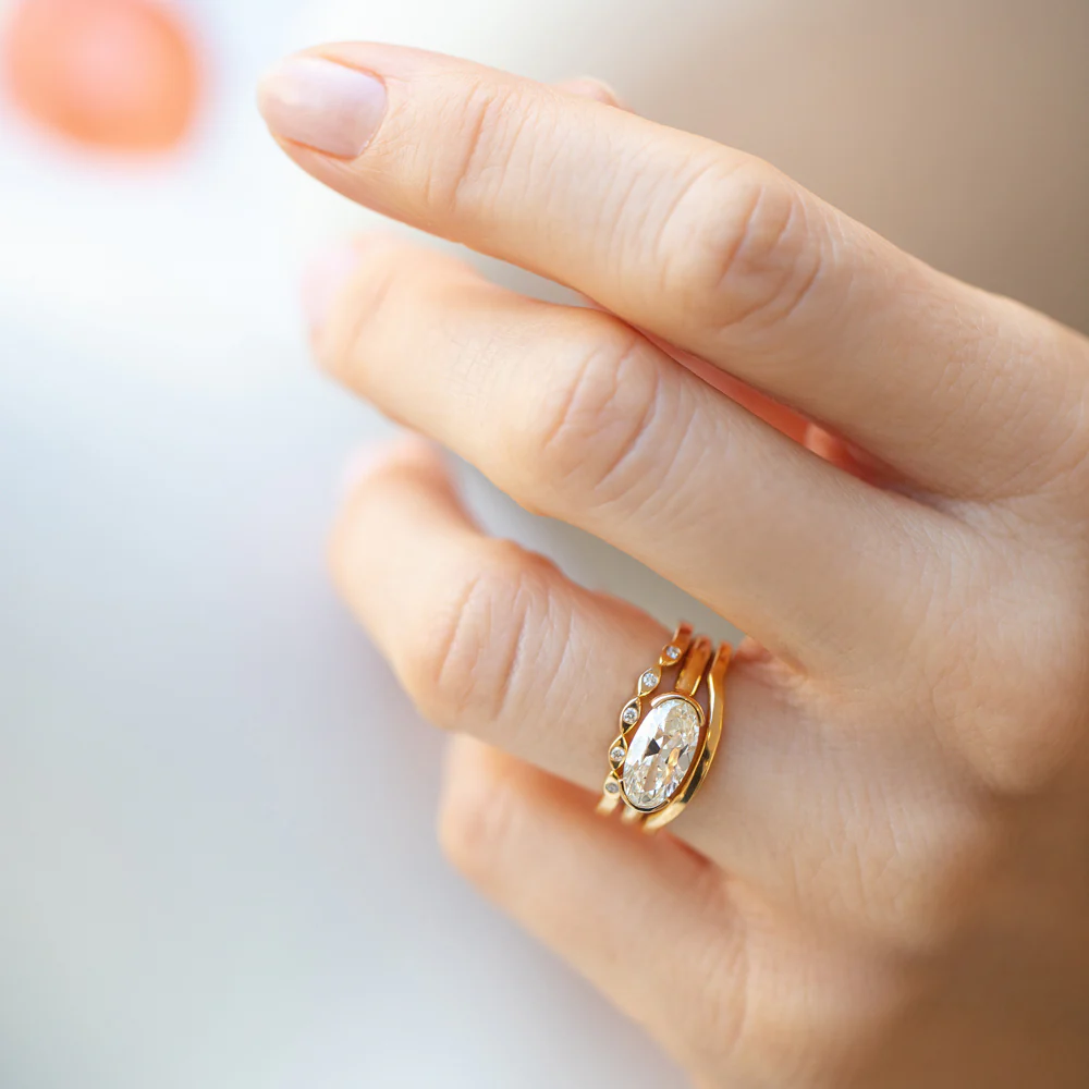 Transformation Ring - Oval Diamond - Image 3