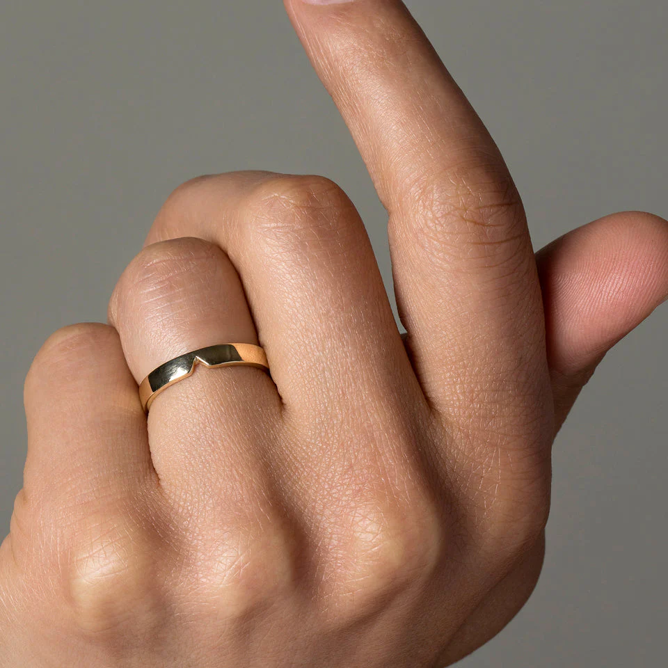 Triangle Notch Band - 4mm - Image 3