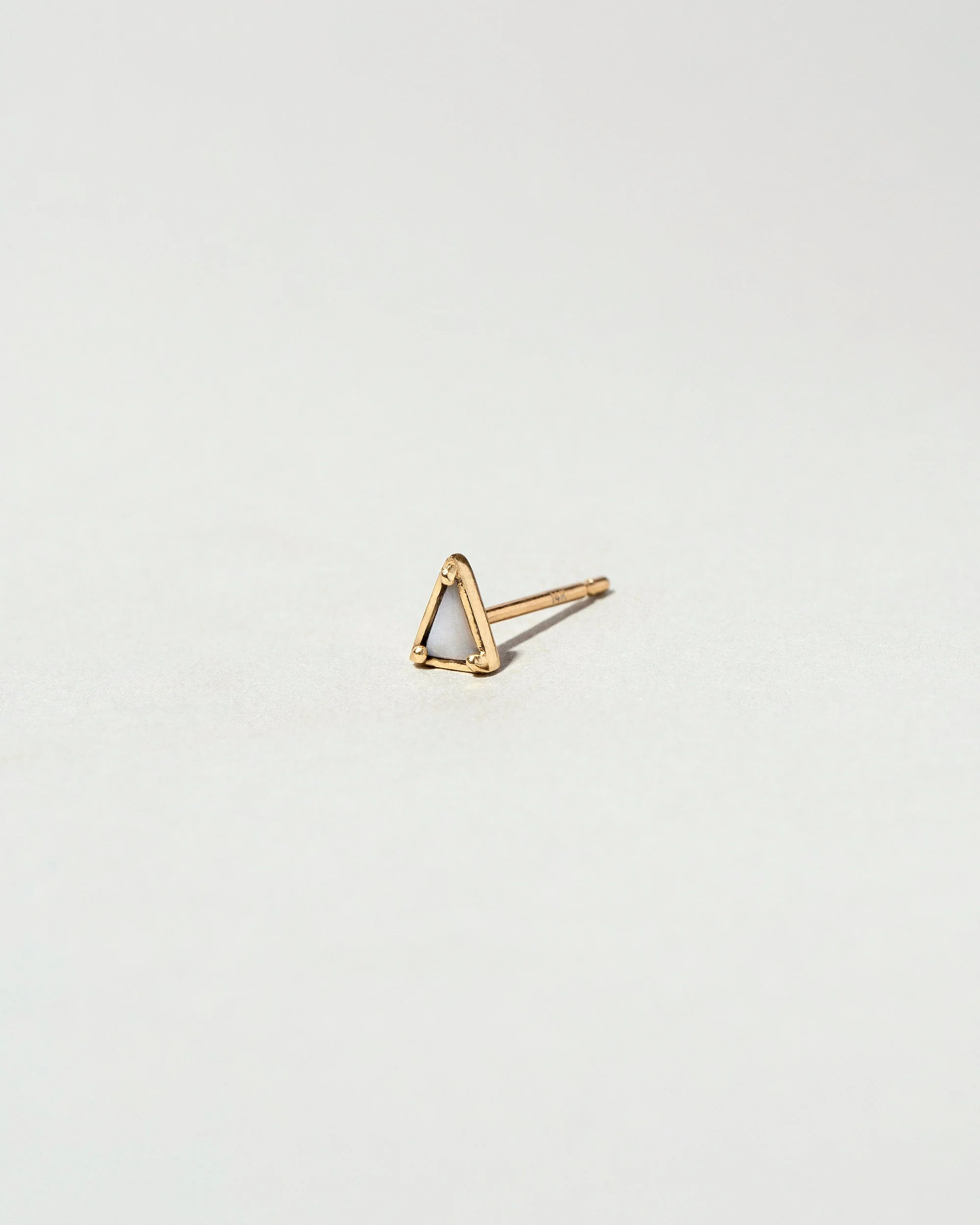 Triangle Stud Earring Single - Image 4