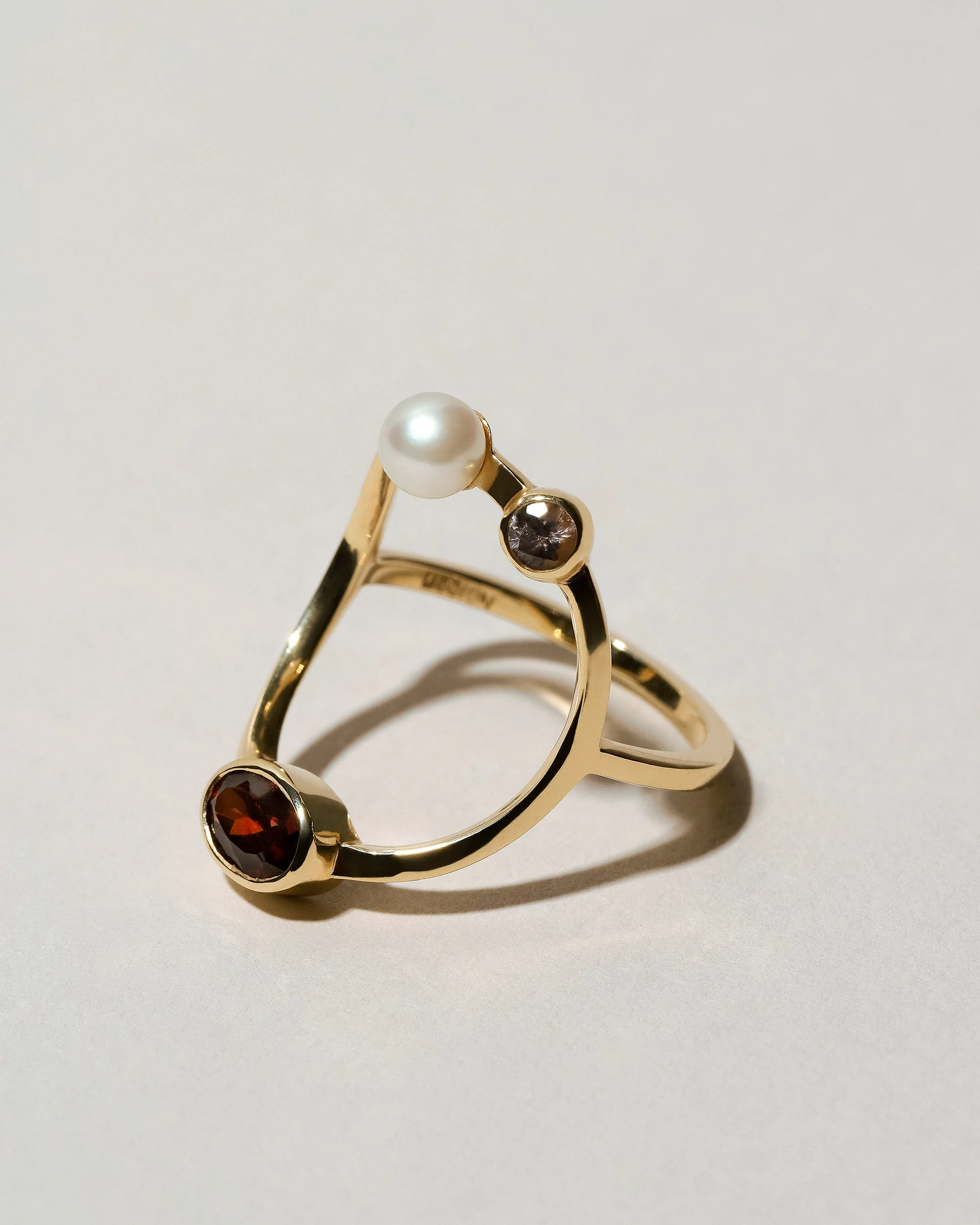 Trilogy Ring - Garnet - Image 2