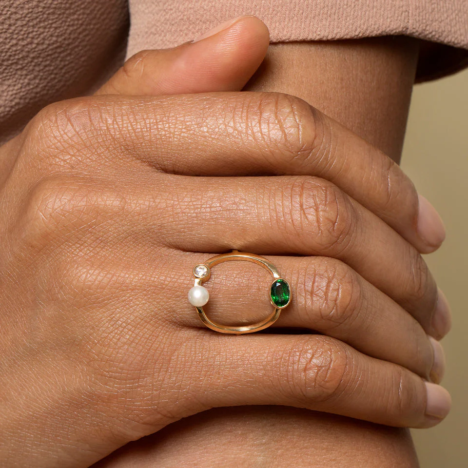 Trilogy Ring - Tsavorite - Image 5