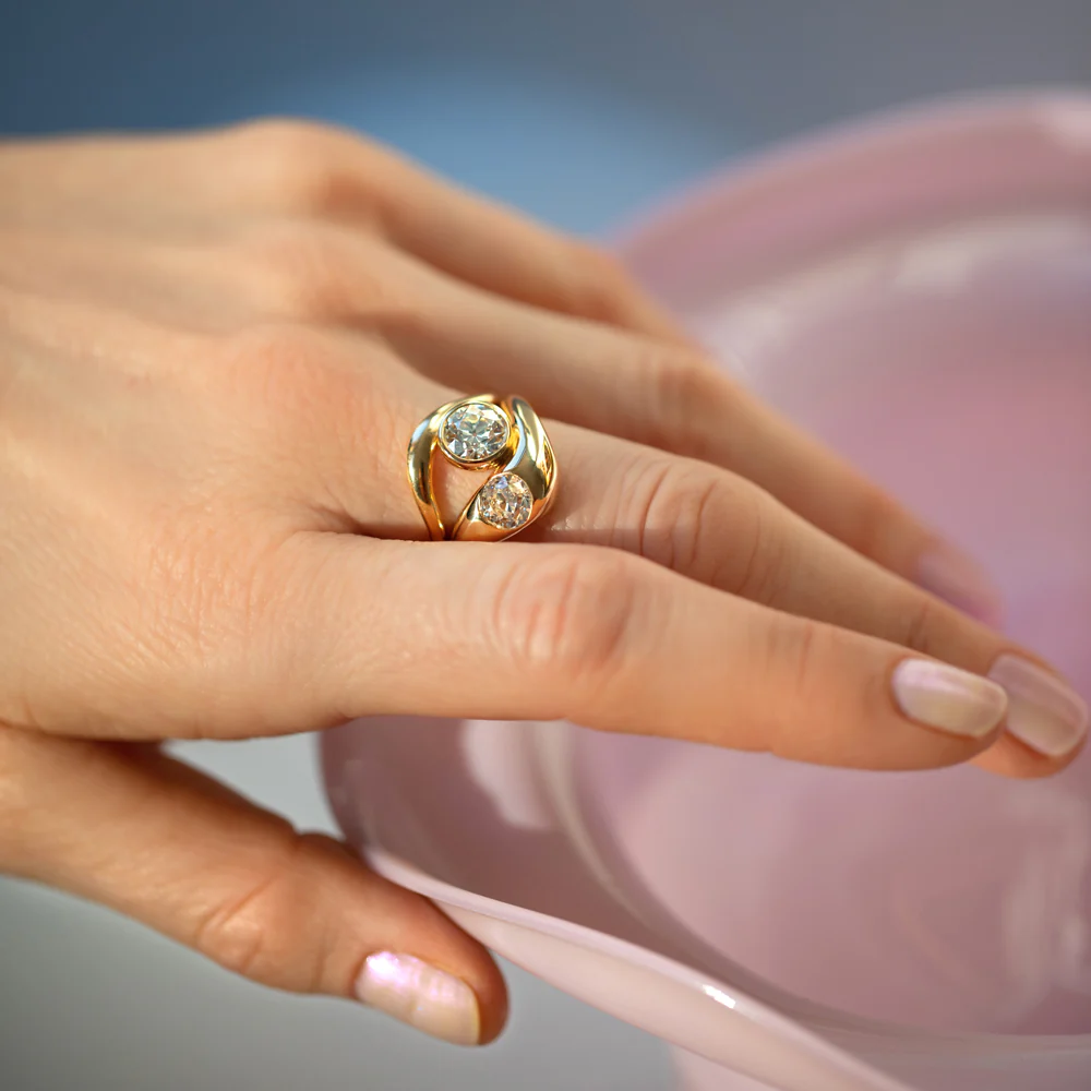 Two Ring - Diamond - Image 6