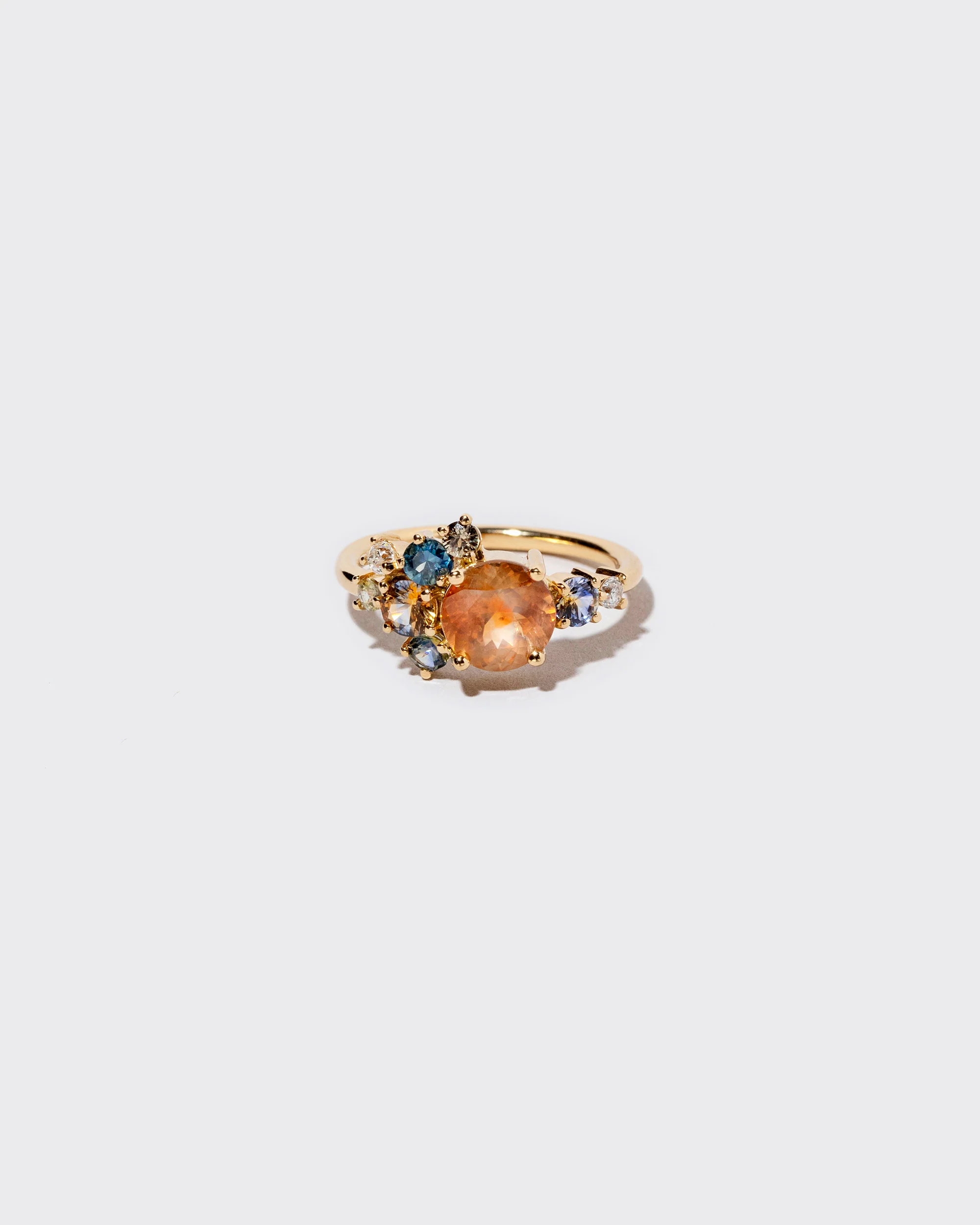 Vega Ring - Orange Sapphire - Image 3