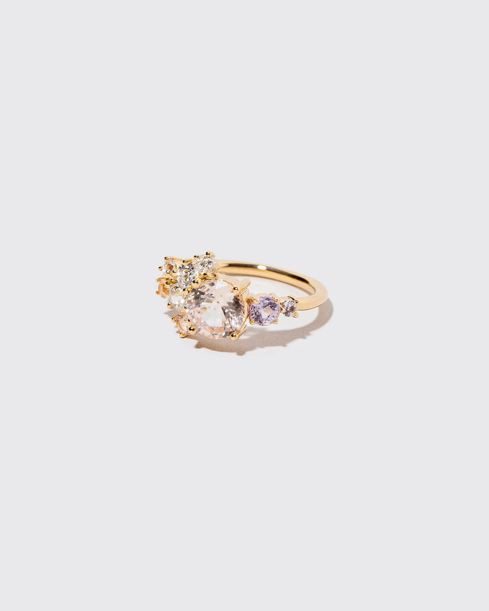 Vega Ring - Peach Sapphire - Image 2