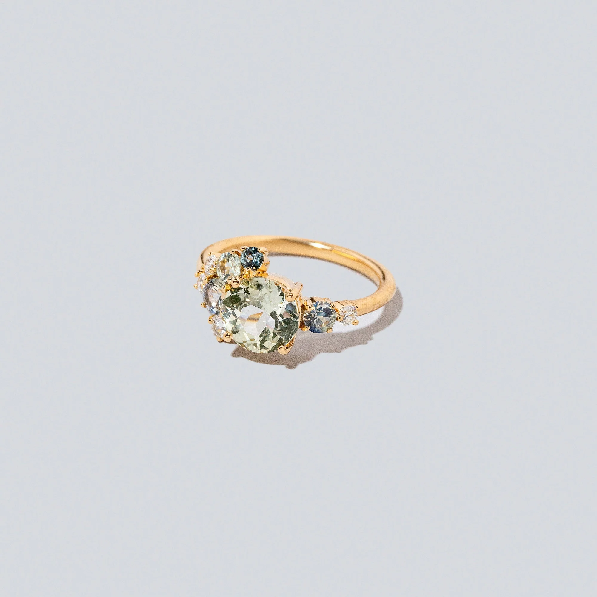 Vega Ring - Green Sapphire - Image 4