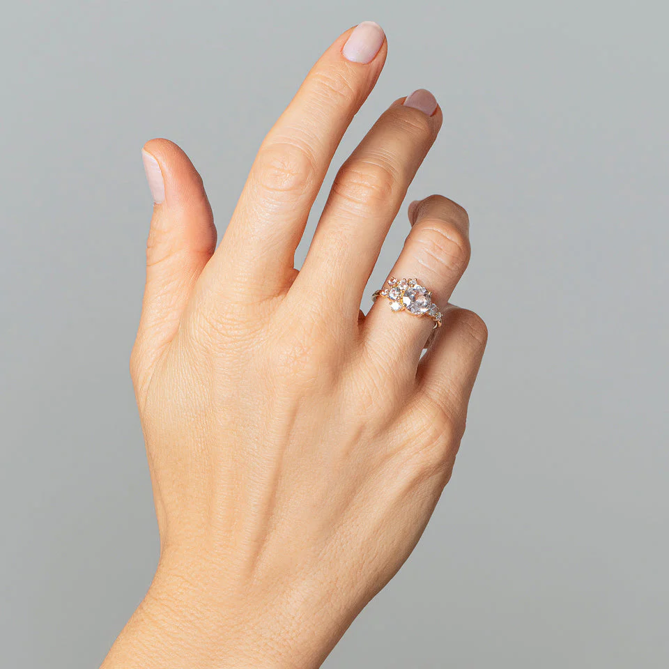 Vega Ring - Pink Sapphire - Image 5