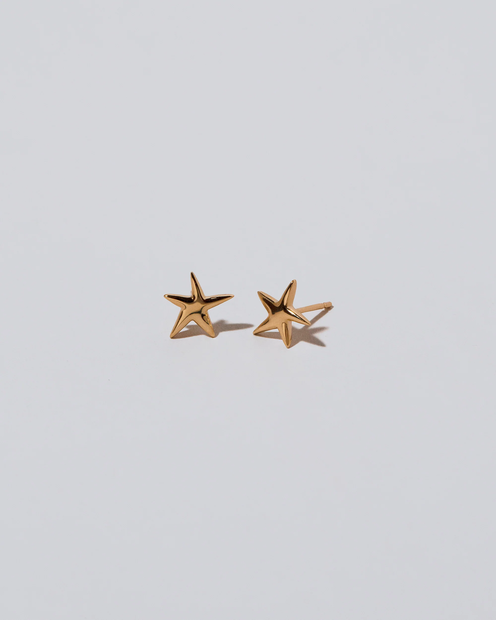 Small Verve Five Point Star Stud Earrings - Image 4