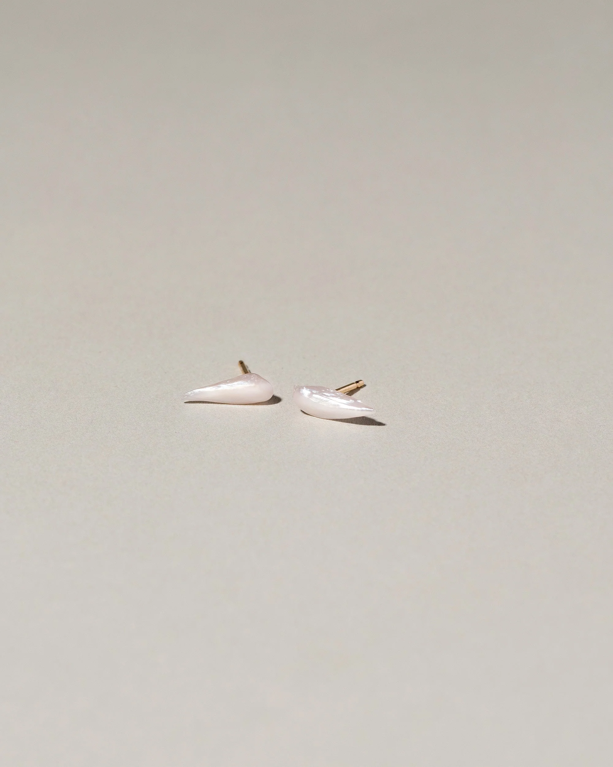 Wing Pearl Stud Earrings